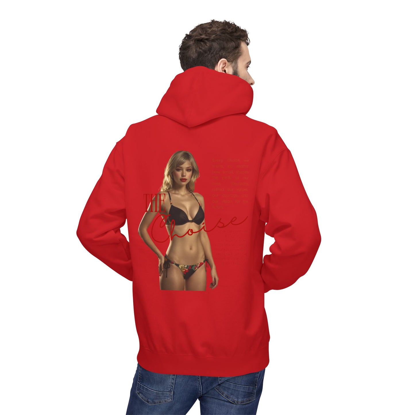 Stylish Fleece Hoodie with Unique Design, Cozy Streetwear, Gift for Him or Her, Casual Fashion, Perfect for Everyday Wear