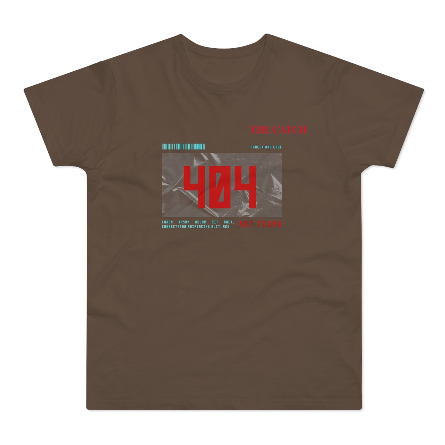 404 Not Found Graphic T-Shirt for Men - Casual Retro Tee