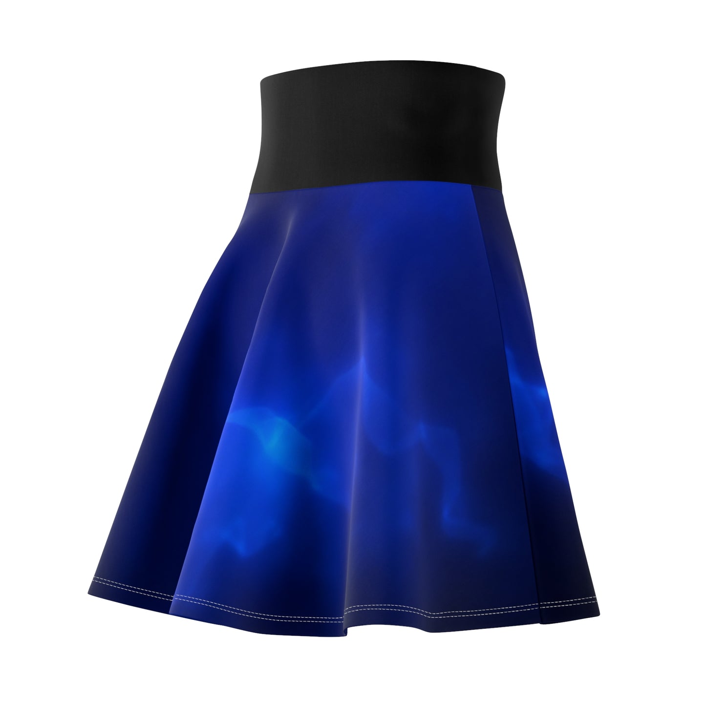 Women's Skater Skirt – Vibrant Blue Flow, Stylish Summer Skater, Casual Outfit, Festival Wear, Dance Skirt, Everyday Fashion - THE CATCH