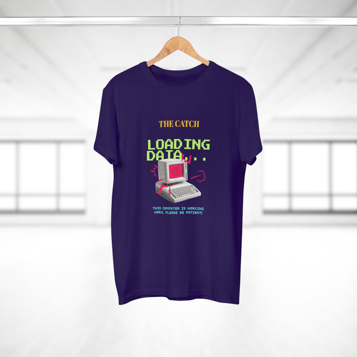 Retro Gamer Loading Data T-Shirt for Men