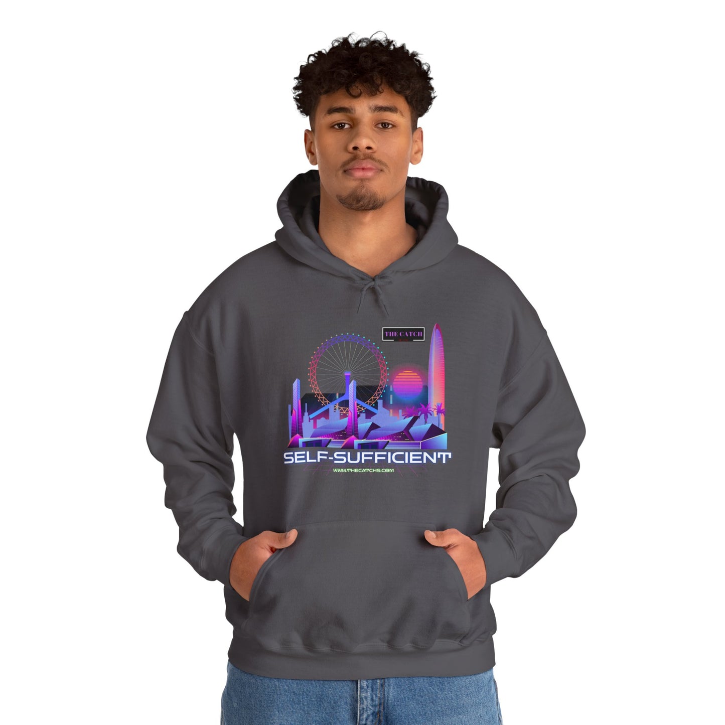 Retro Vibes Hooded Sweatshirt - Comfortable Streetwear, Perfect for Gifts, Relaxed Style, Fashion, Casual Wear