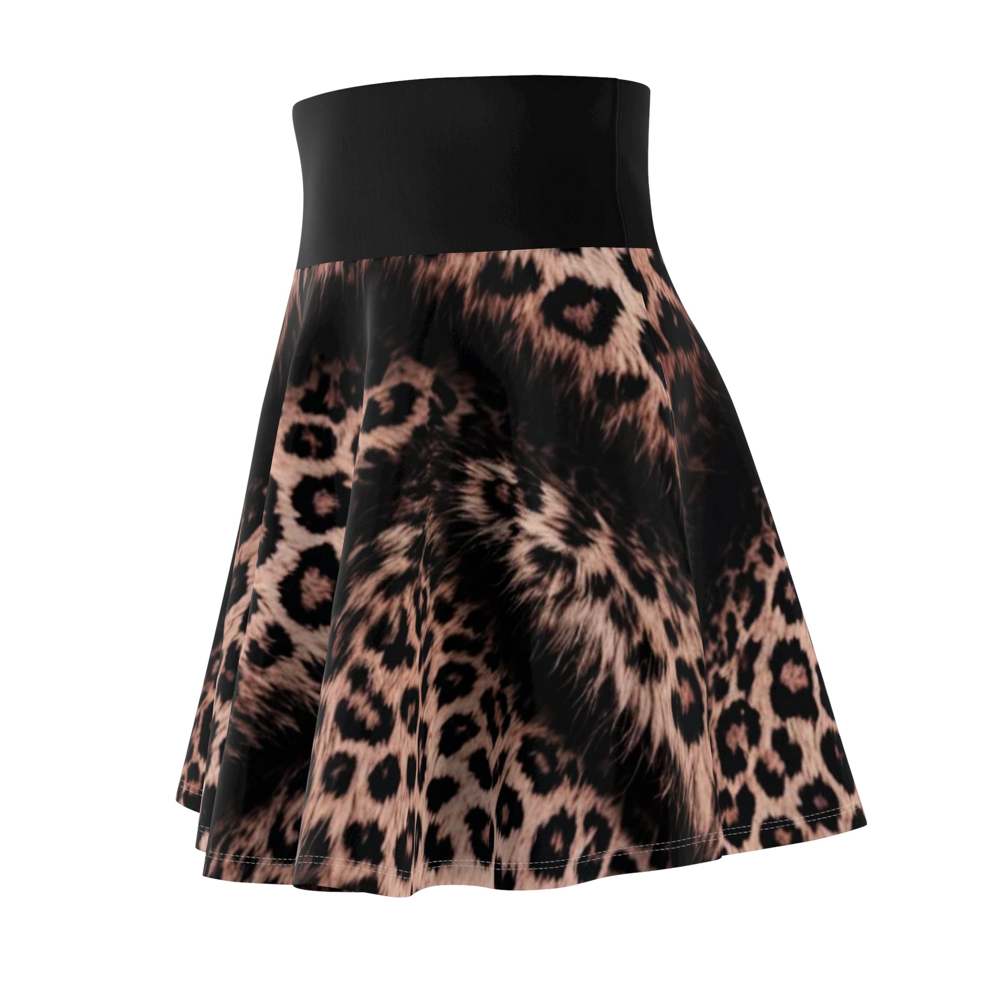 Kitten Babe Women's Skater Skirt, Trendy Casual Wear, Fun Summer Outfit, Fashionable Party Skirt, Gift for Her, AOP Design - THE CATCH