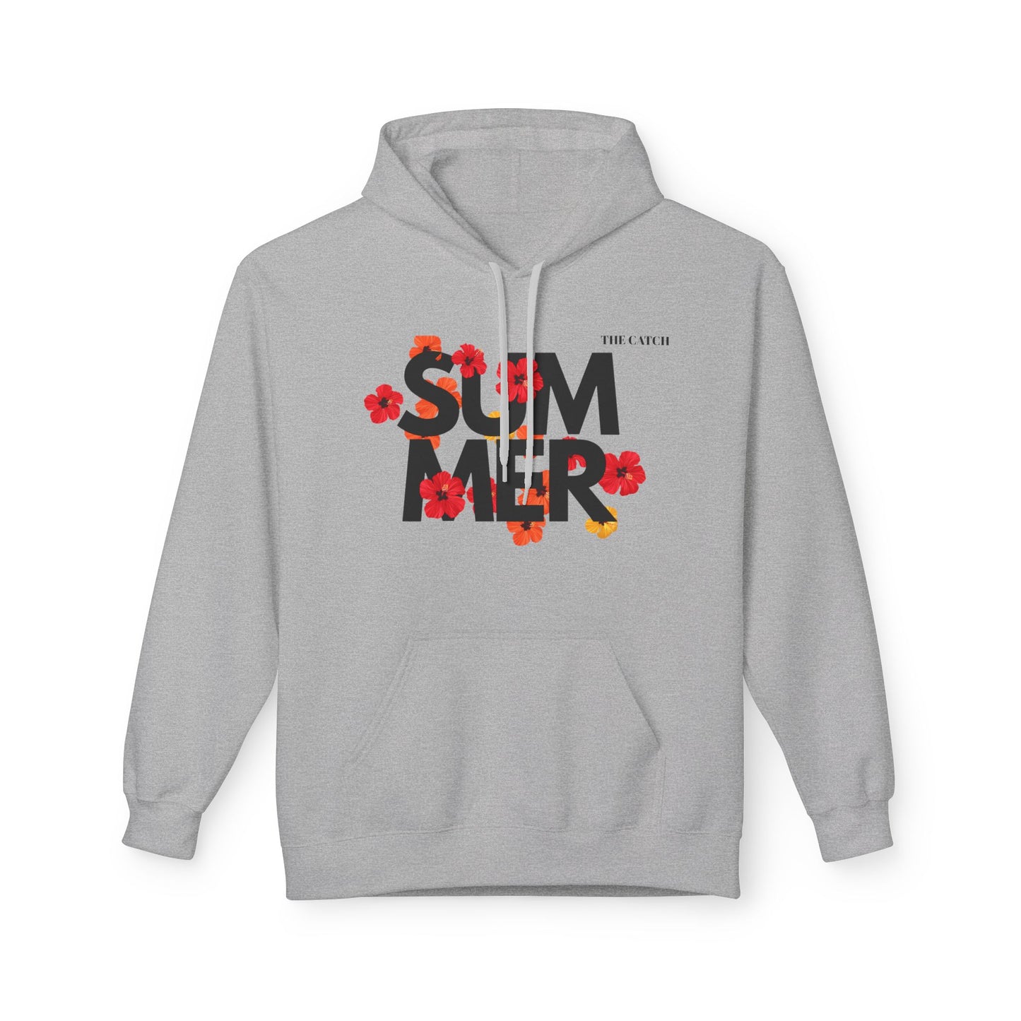 Summer Vibes Floral Hoodie - Midweight Fleece - THE CATCH