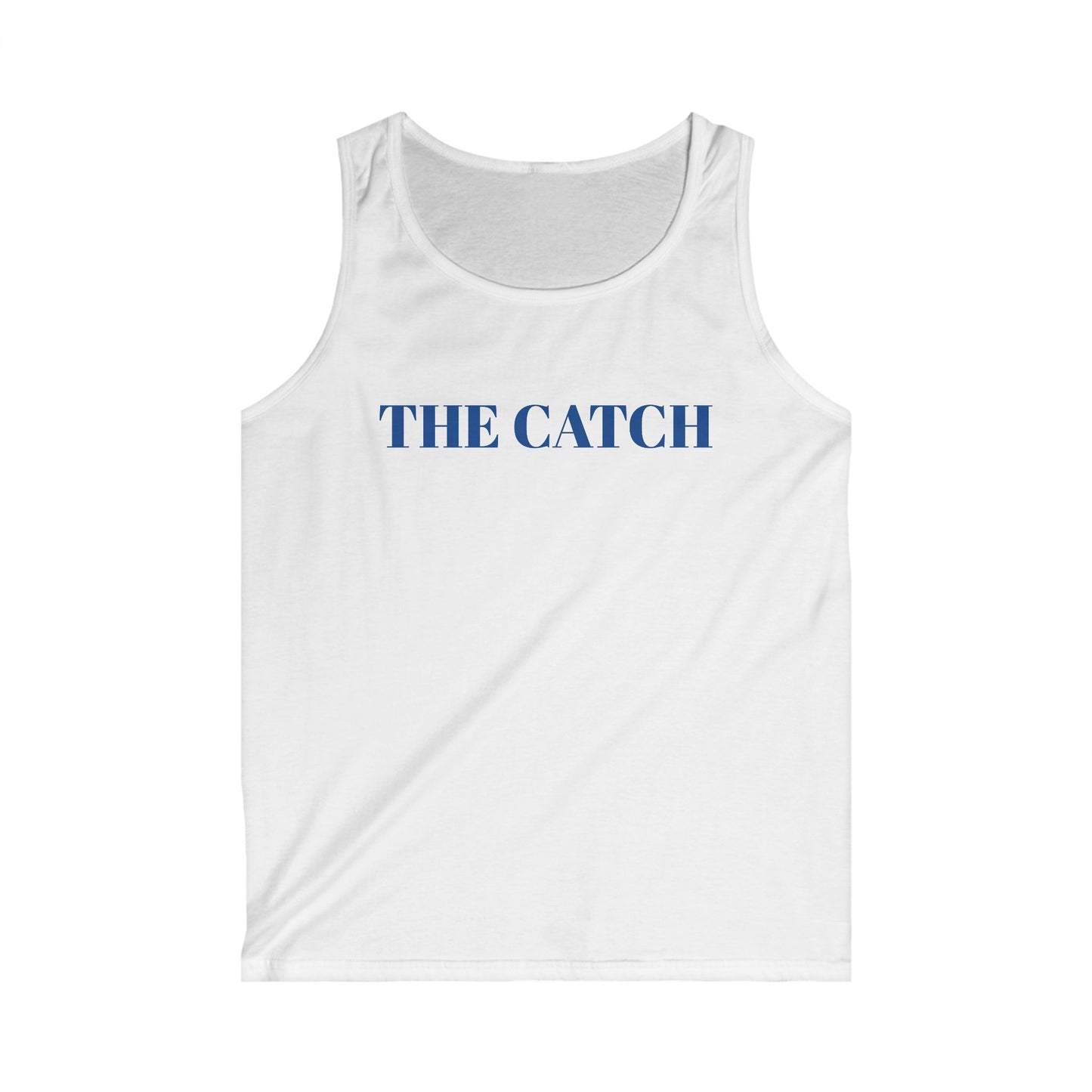 Men's Softstyle Tank Top - "The Catch" Graphic Tee for Summer Adventures