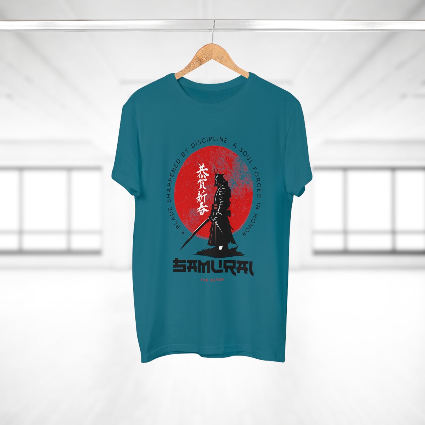 Samurai Discipline Men's T-Shirt - Bold Graphic Tee for Anime Lovers
