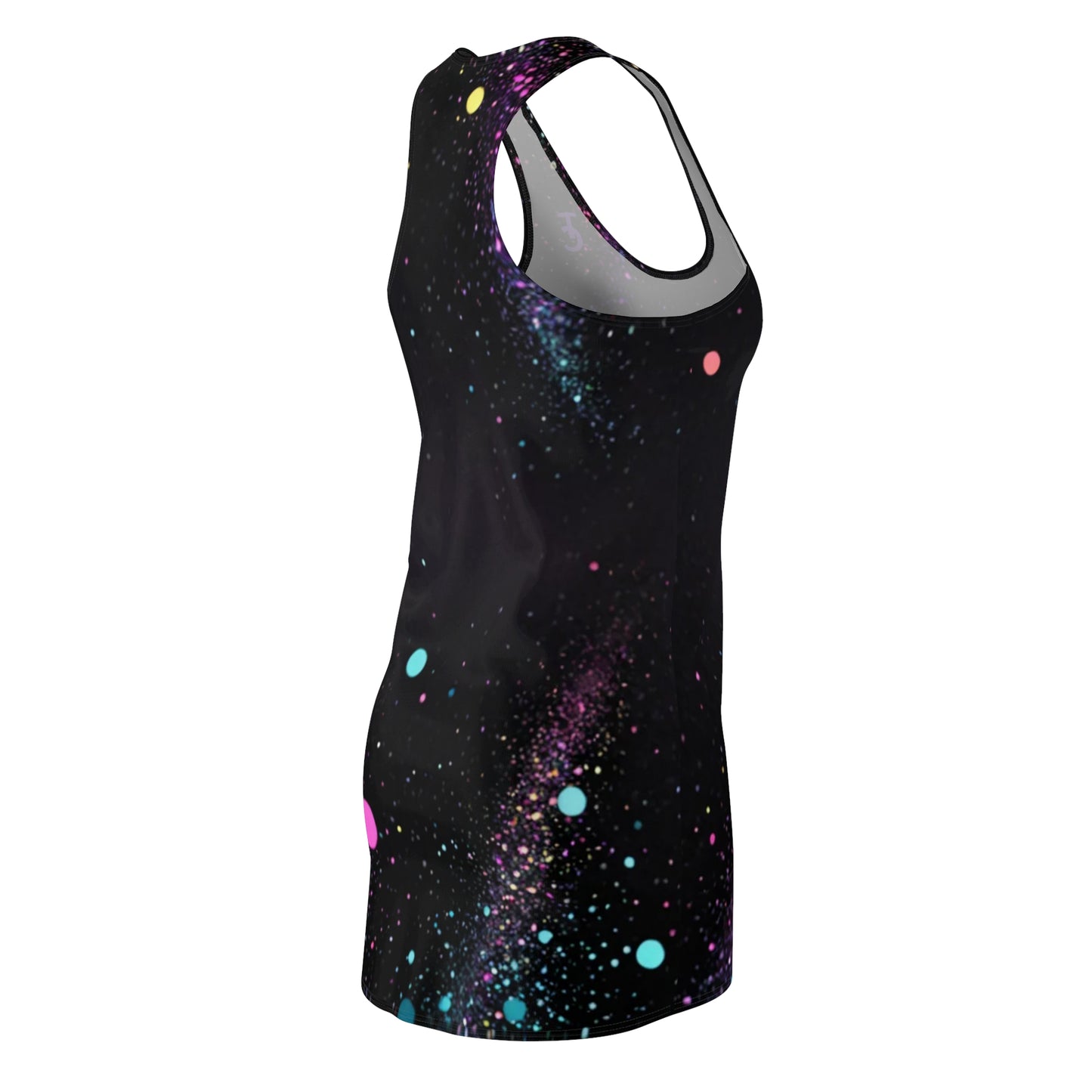 Galactic Vibes Women's Racerback Dress, Space Print Dress, Casual Summer Dress, Festival Outfit, Unique Gift for Her - THE CATCH