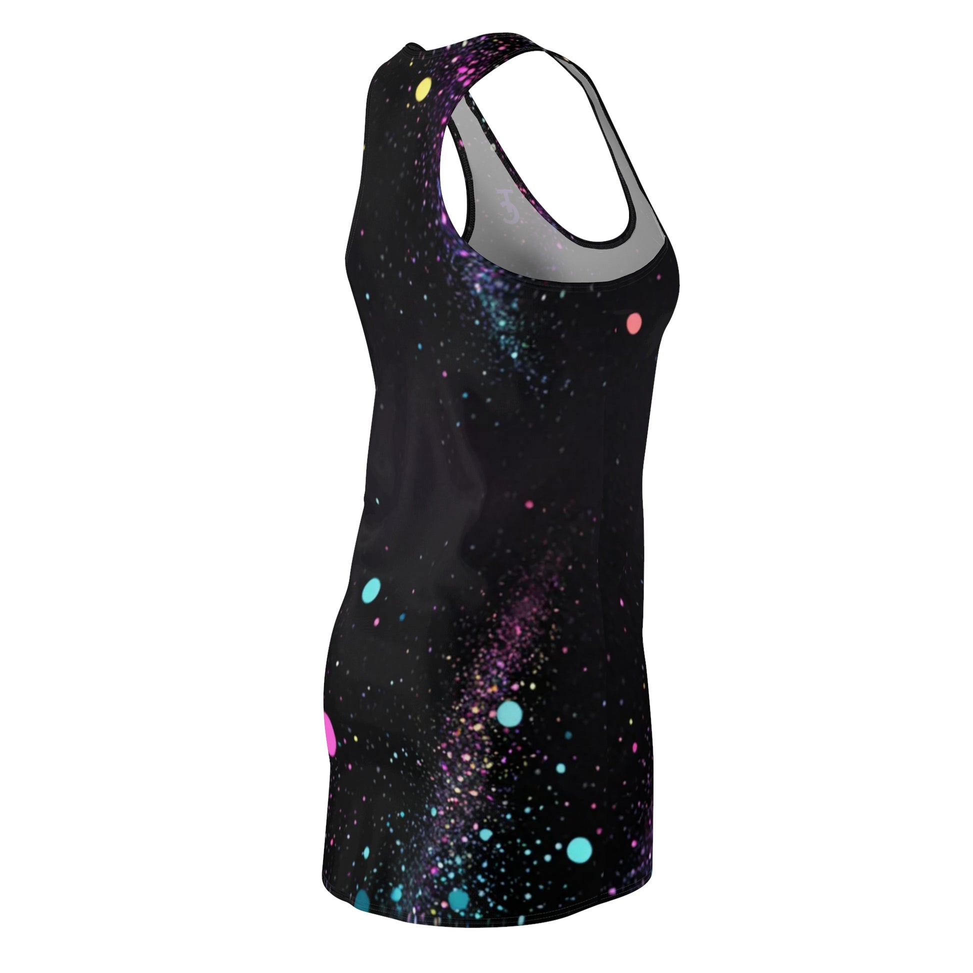 Galactic Vibes Women's Racerback Dress, Space Print Dress, Casual Summer Dress, Festival Outfit, Unique Gift for Her - THE CATCH