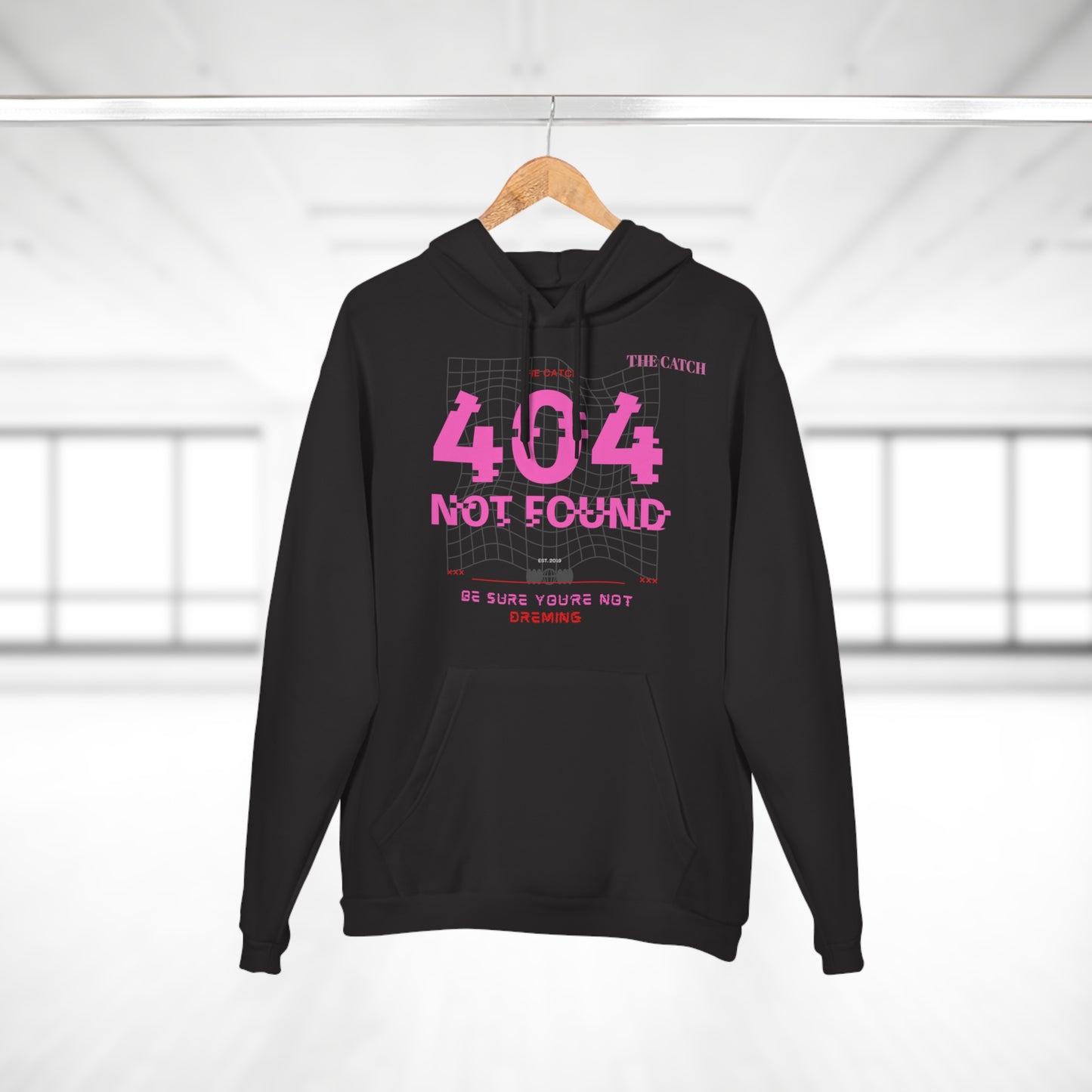 404 Not Found Pullover Hoodie - Stylish Tech-Inspired Streetwear - THE CATCH