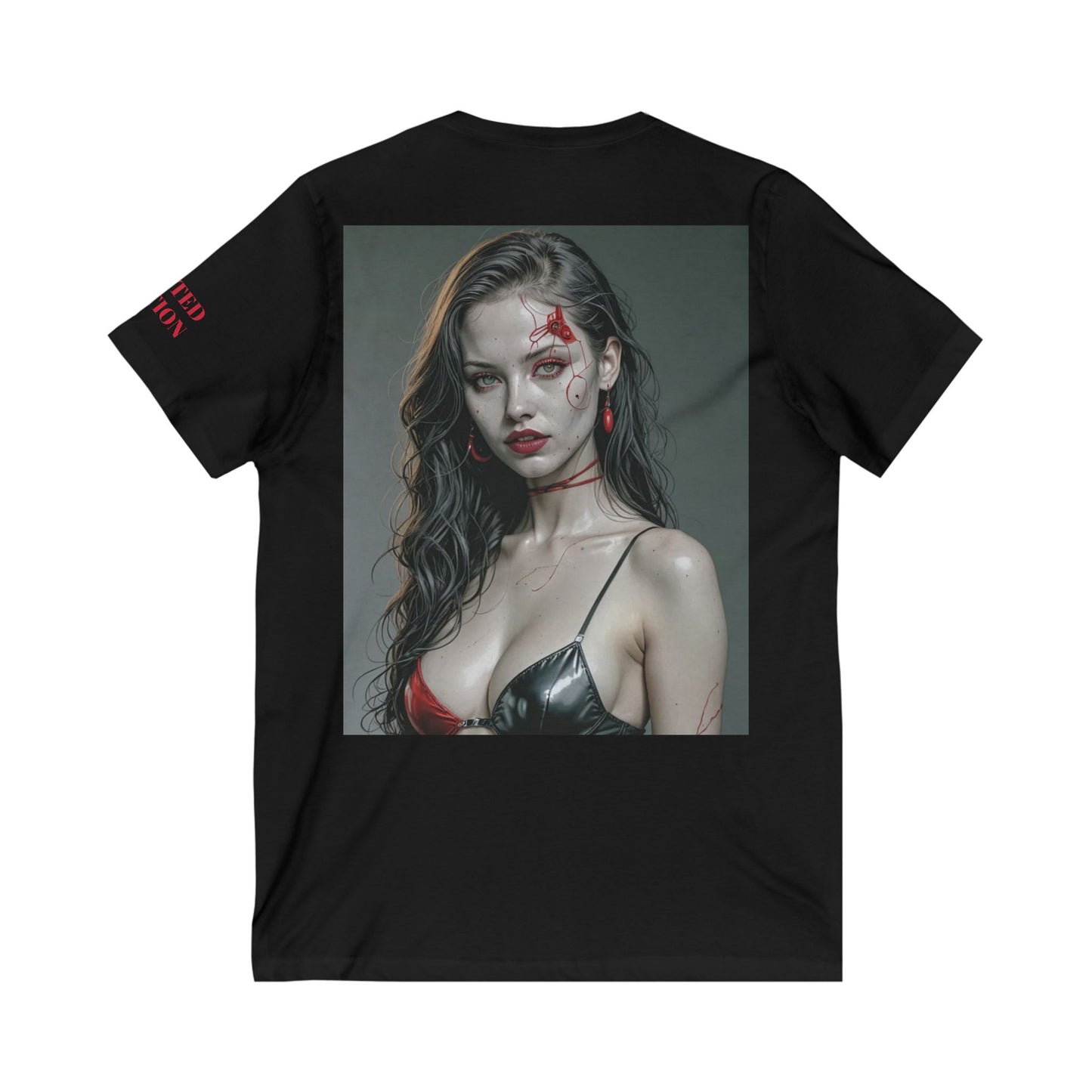 Unisex Jersey Short Sleeve V-Neck Tee - THE CATCH