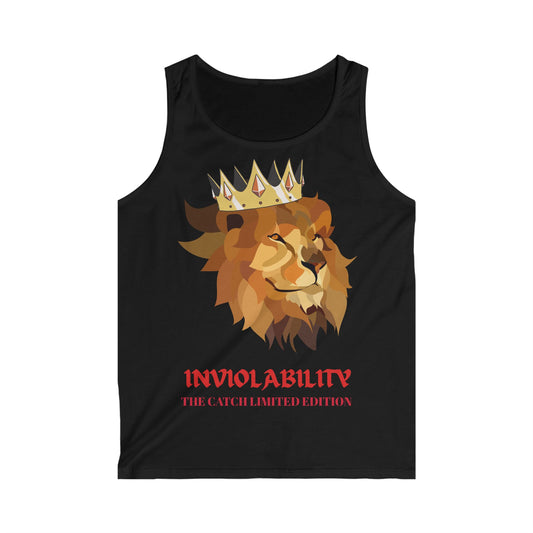 Men's Softstyle Tank Top - "Inviolability" Limited Edition Lion Design
