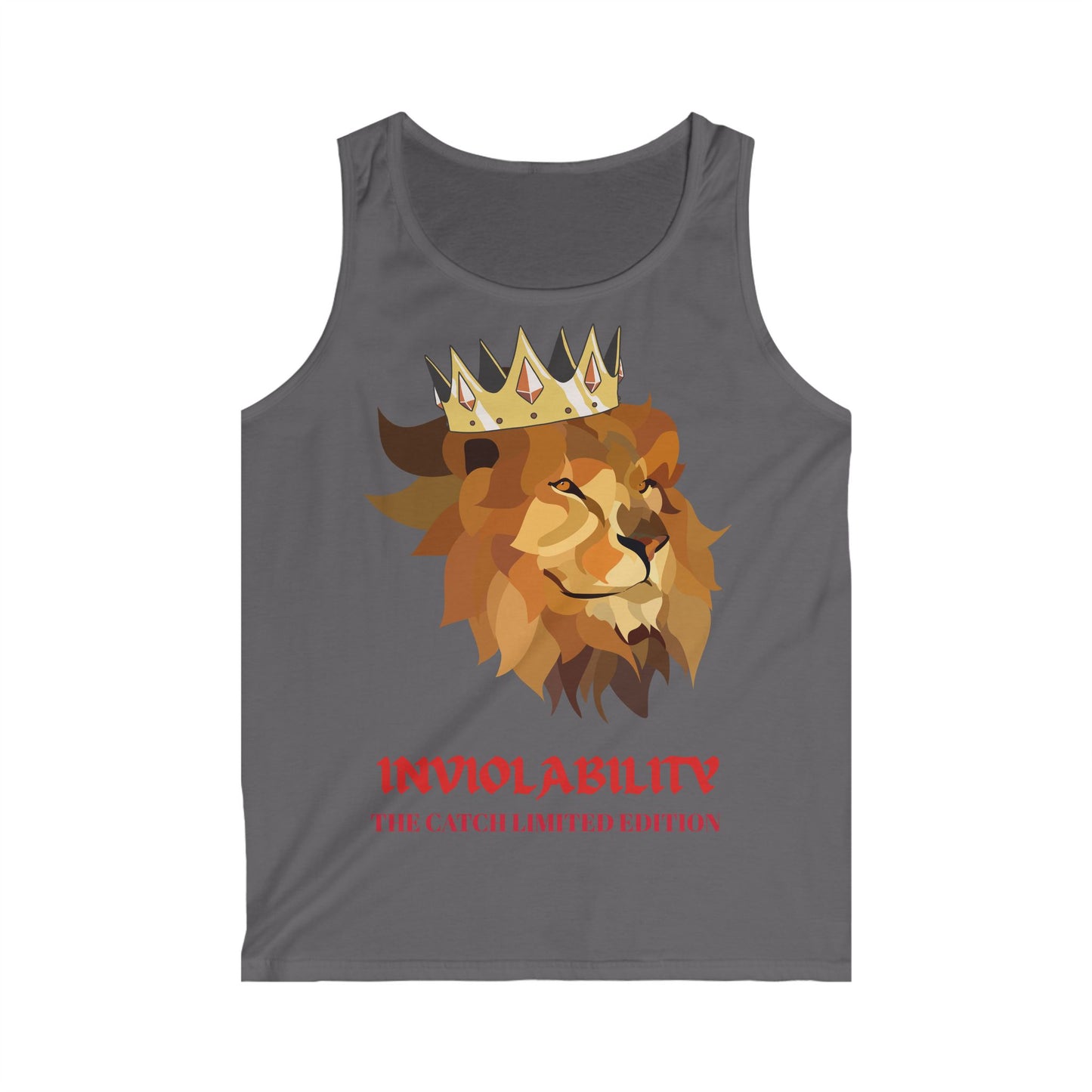 Men's Softstyle Tank Top - "Inviolability" Limited Edition Lion Design