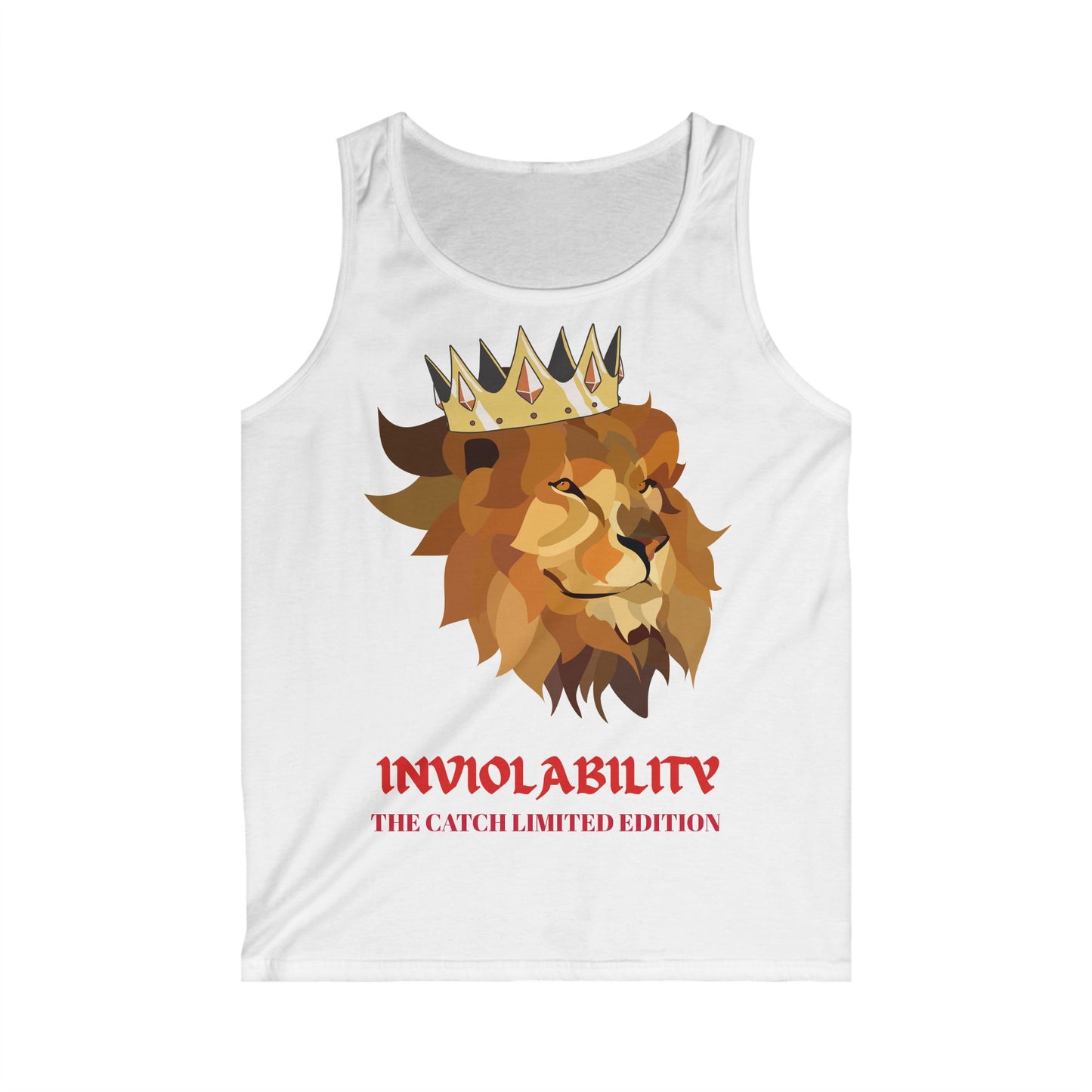 Men's Softstyle Tank Top - "Inviolability" Limited Edition Lion Design
