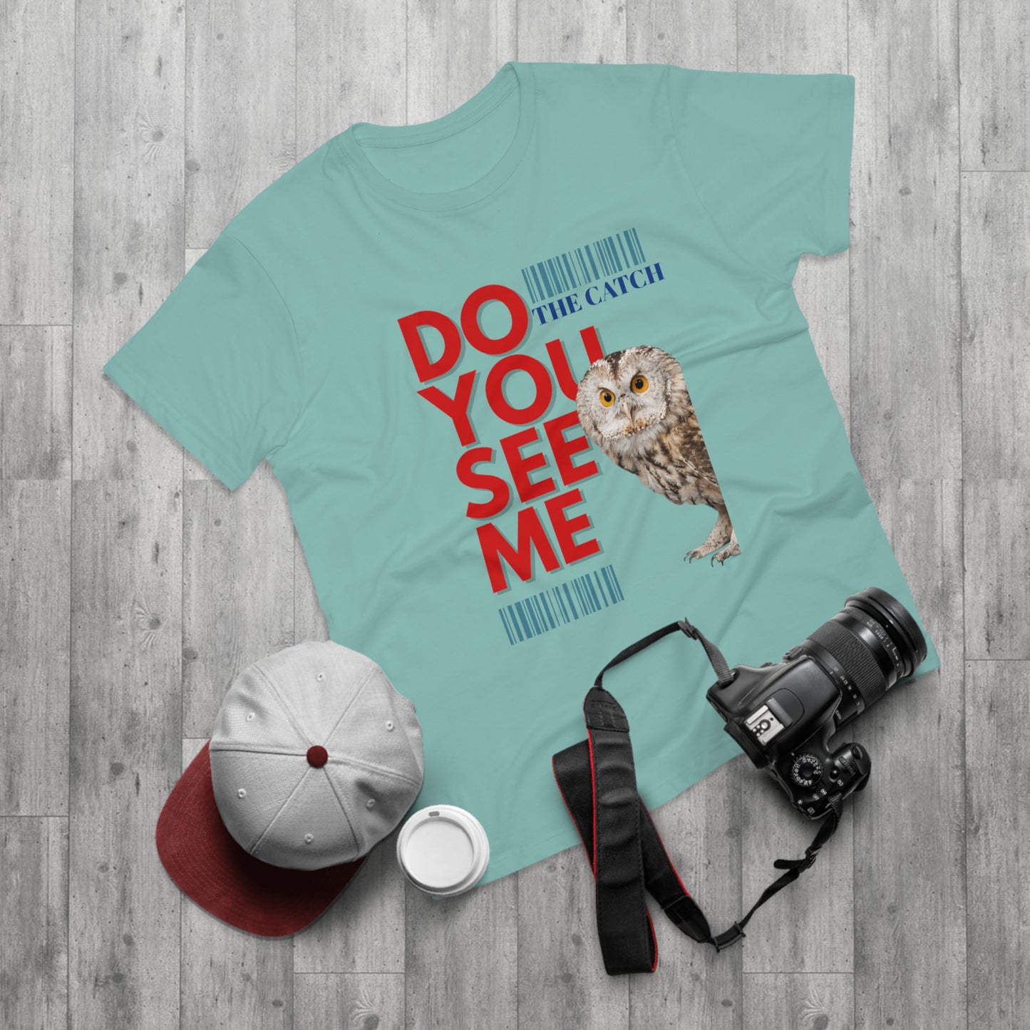 Funny Owl T-Shirt - 'Do You See Me?' Graphic Tee for Nature Lovers