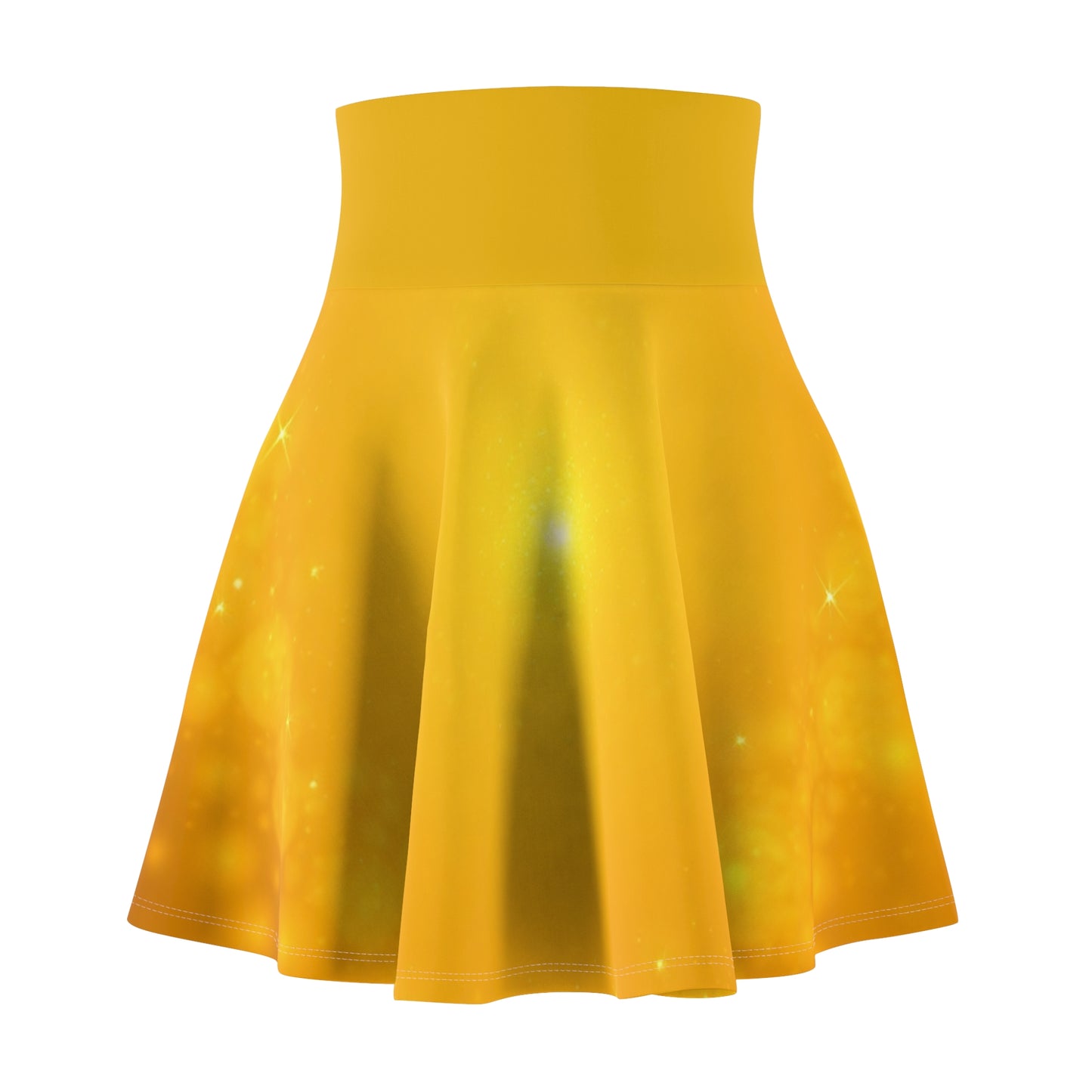 Sunshine Yellow Women's Skater Skirt - Cheerful, Versatile, Perfect for Summer, The Catch Skirt, Festival Fashion, Casual Chic - THE CATCH