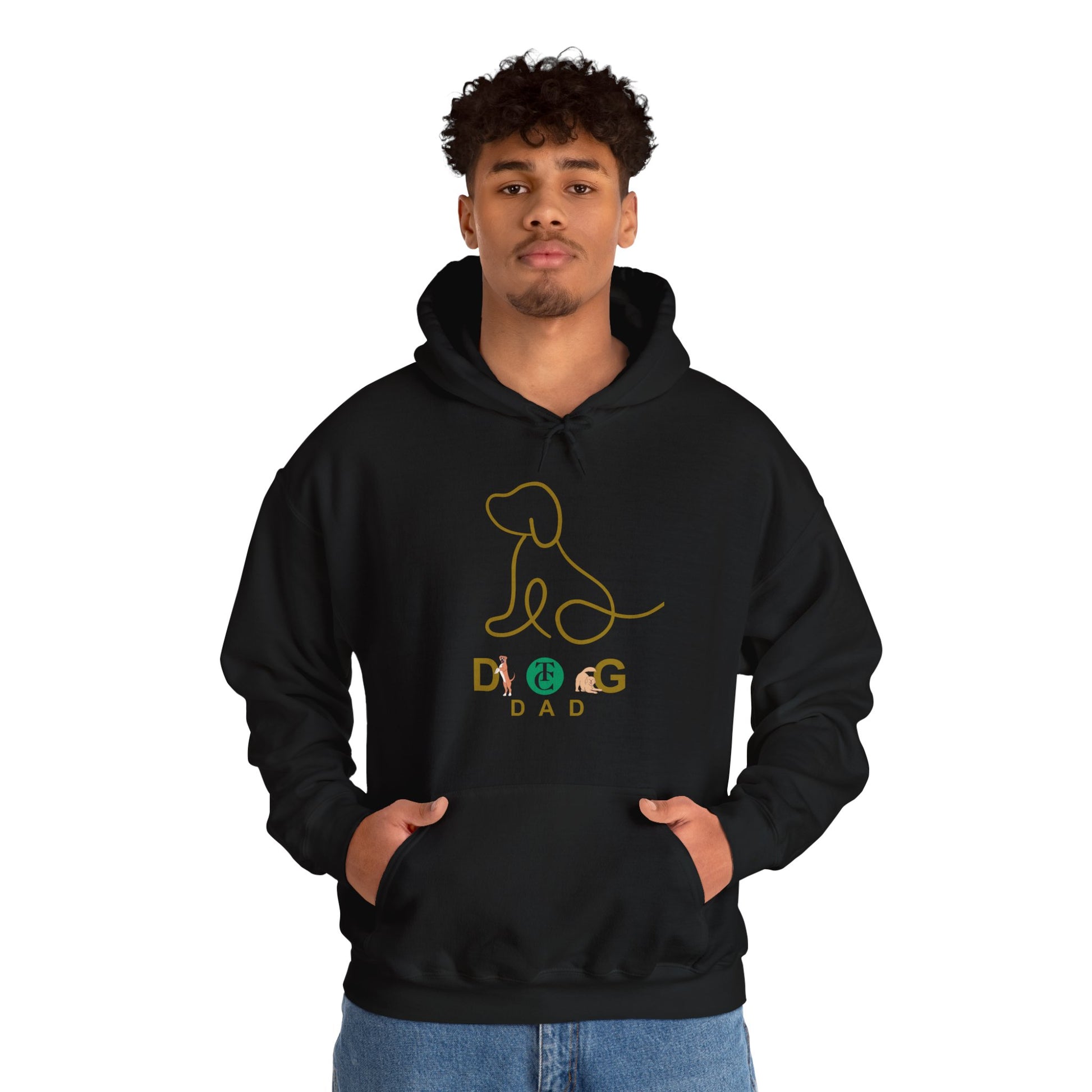 Dog Dad Hoodie - Cozy Gift for Pet Lovers, Casual Wear, Dog Enthusiast Apparel, Father's Day, Birthday Gift - THE CATCH