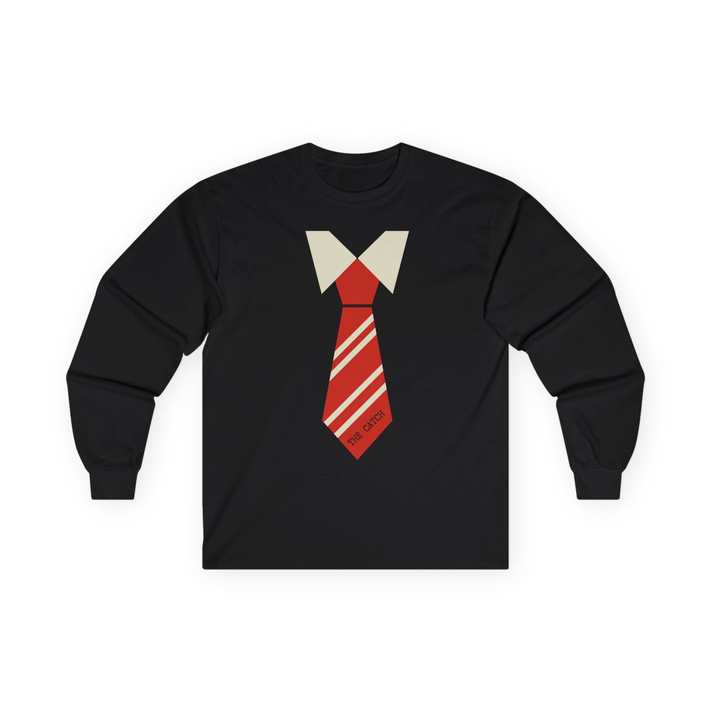 Funny Graphic Long Sleeve Tee - 'Tie One On'