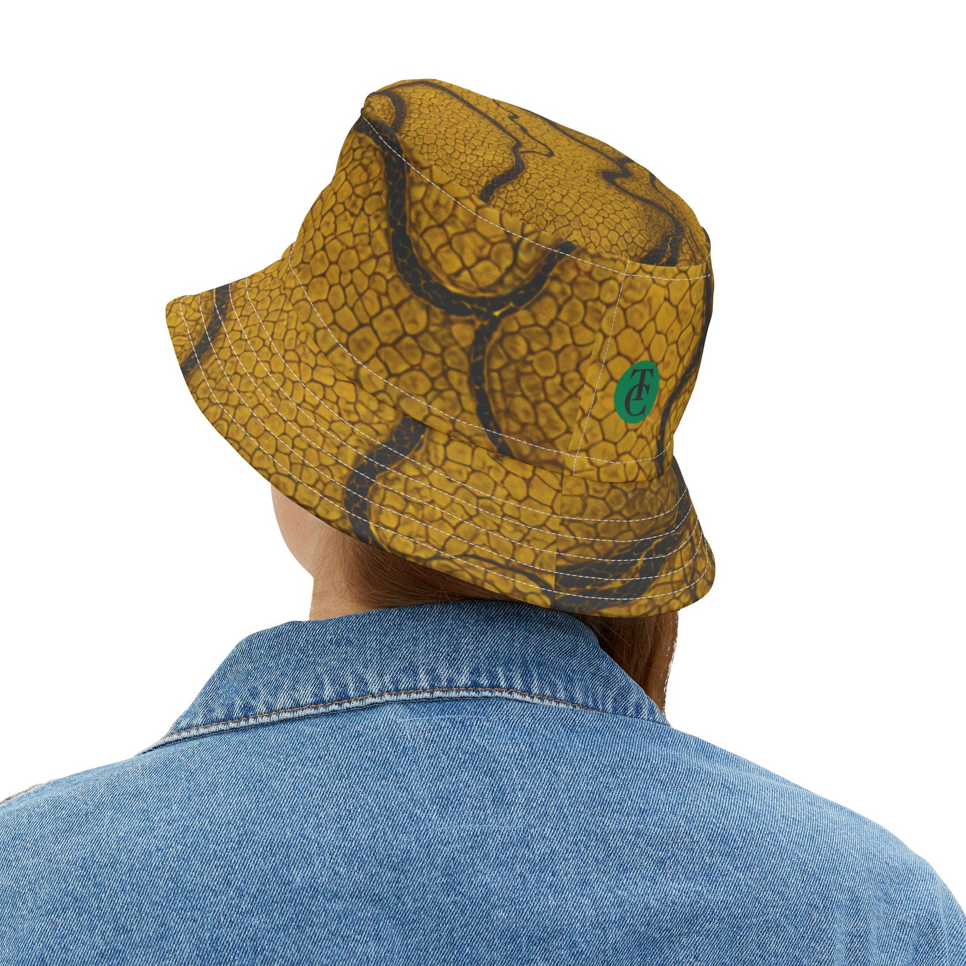 Cool Snake Print Bucket Hat | Fun Summer Accessory, Unique Gift, Outdoor Style, Festival Wear, Beach Cap - THE CATCH