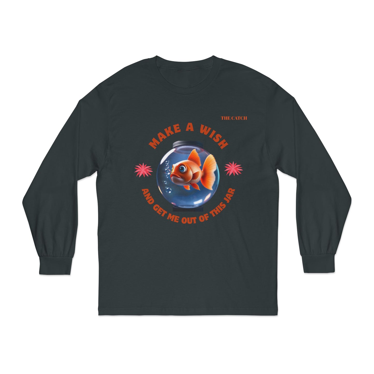 Make a Wish Fish Long Sleeve T-Shirt – Classic Tee for Dreamers - THE CATCH