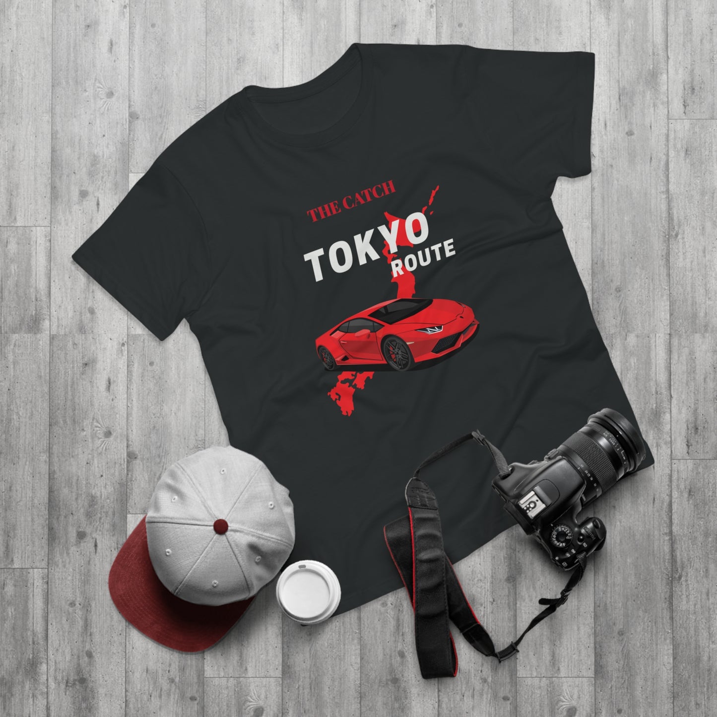 Tokyo Route Men's T-Shirt - Stylish Auto Enthusiast Tee