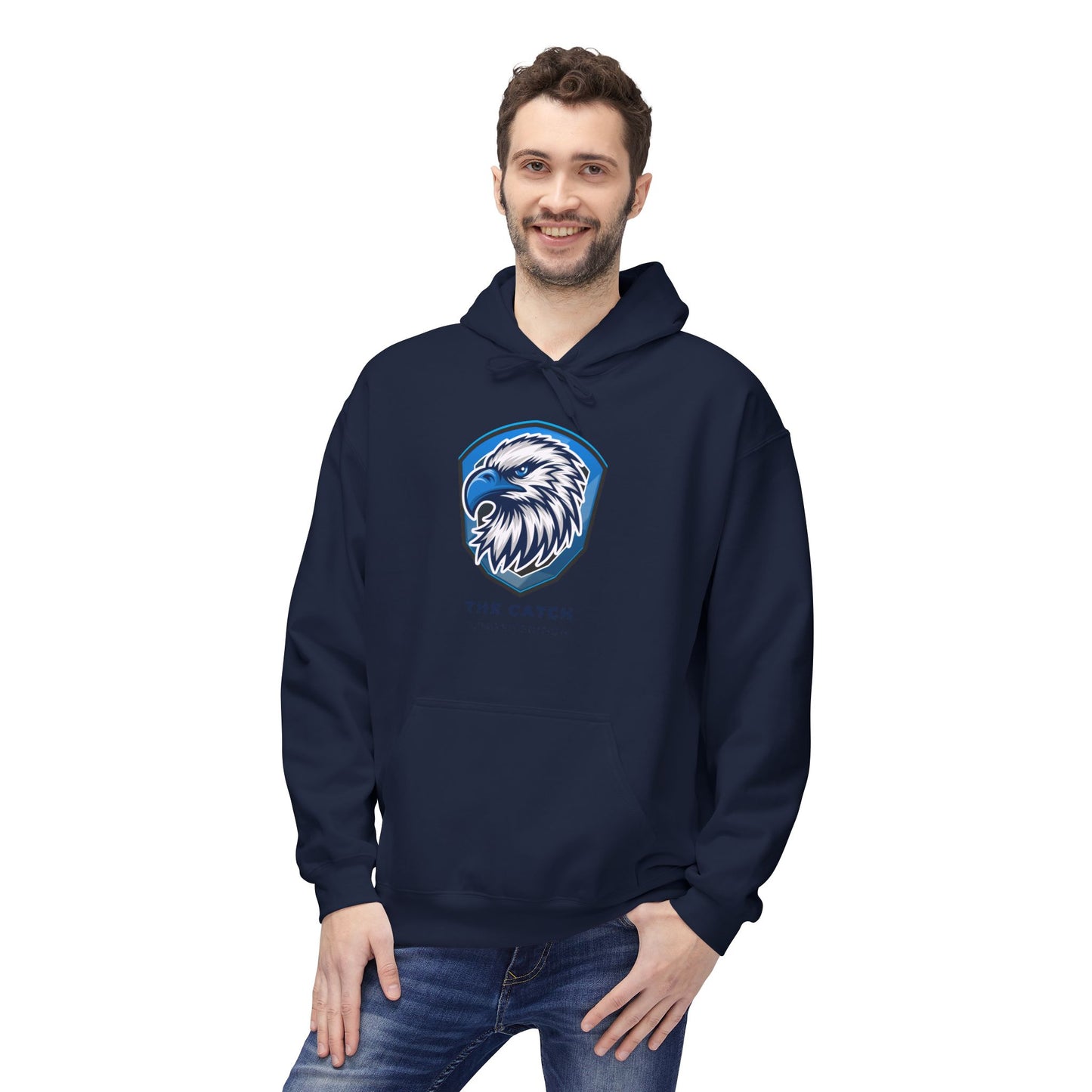 Eagle Graphic Fleece Hoodie - Warm, Stylish, Perfect for Outdoors, Gifts for Nature Lovers, Adventure Apparels, Casual Wear