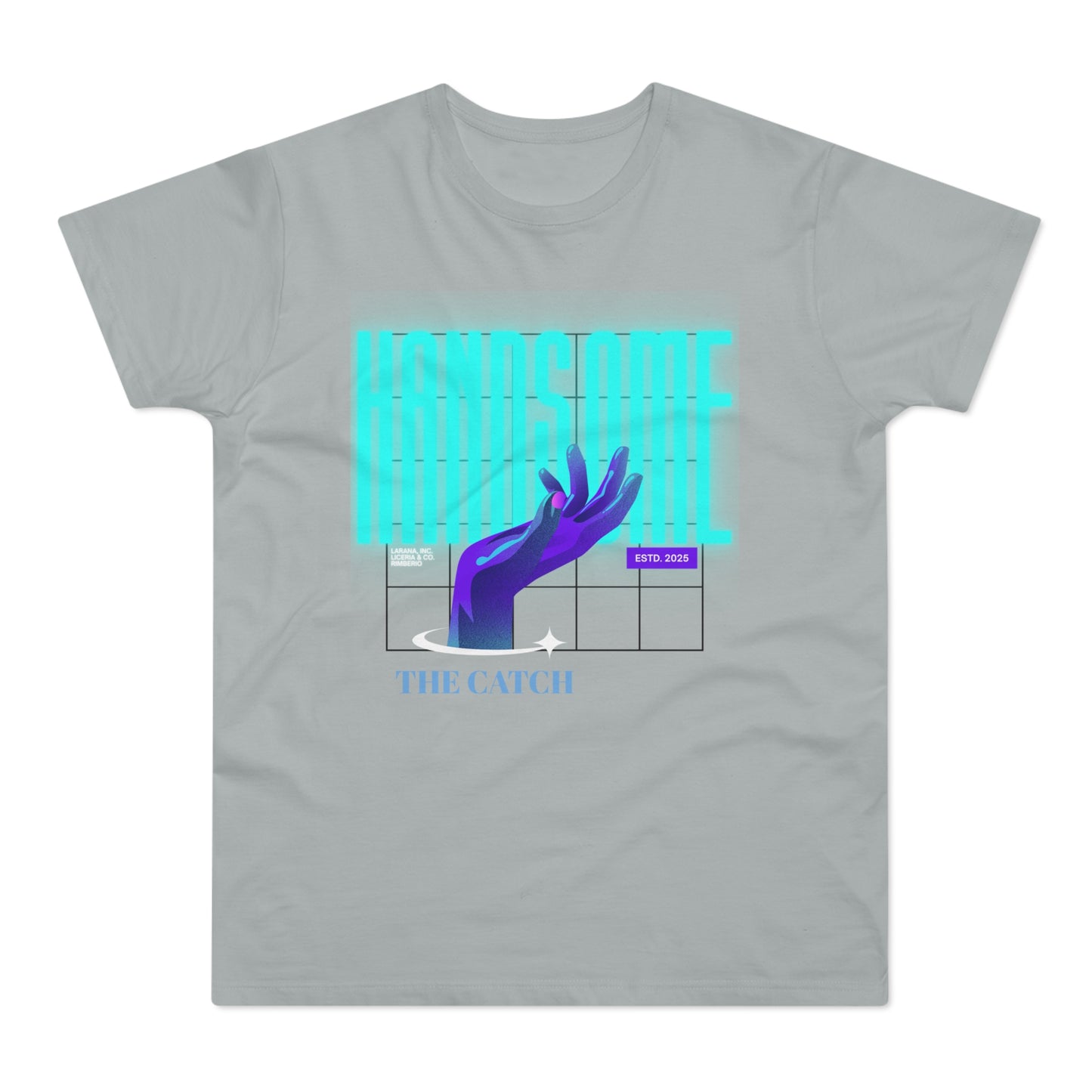 Stylish Graphic Tee for Men - 'Handsome' Design - THE CATCH