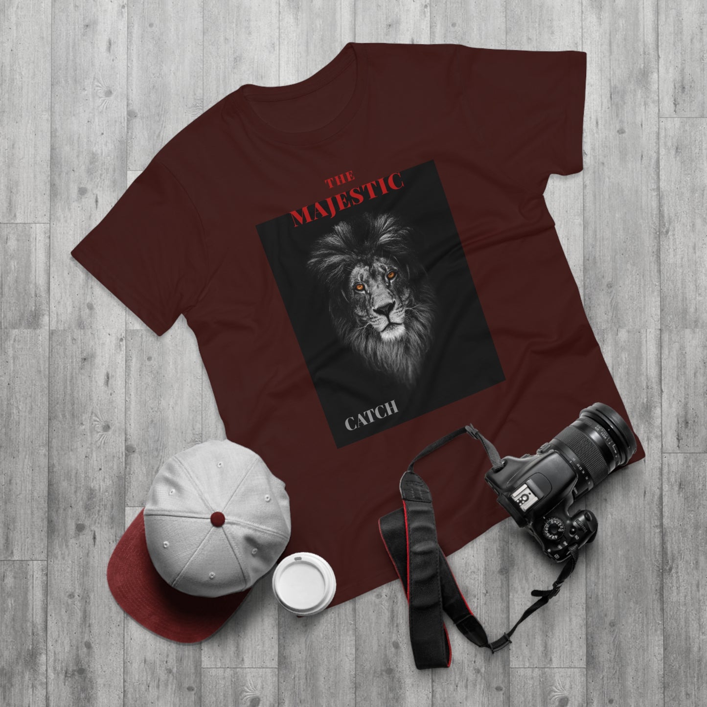 Majestic Lion Graphic T-Shirt for Men - Catch the Vibe - THE CATCH