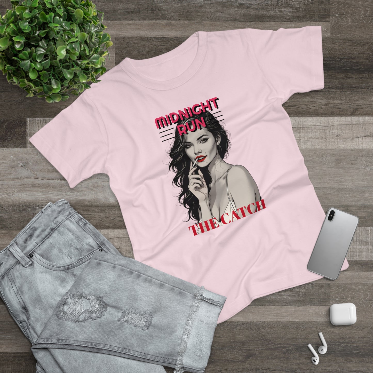 Midnight Run Women's Graphic T-Shirt - The Catch Design - THE CATCH