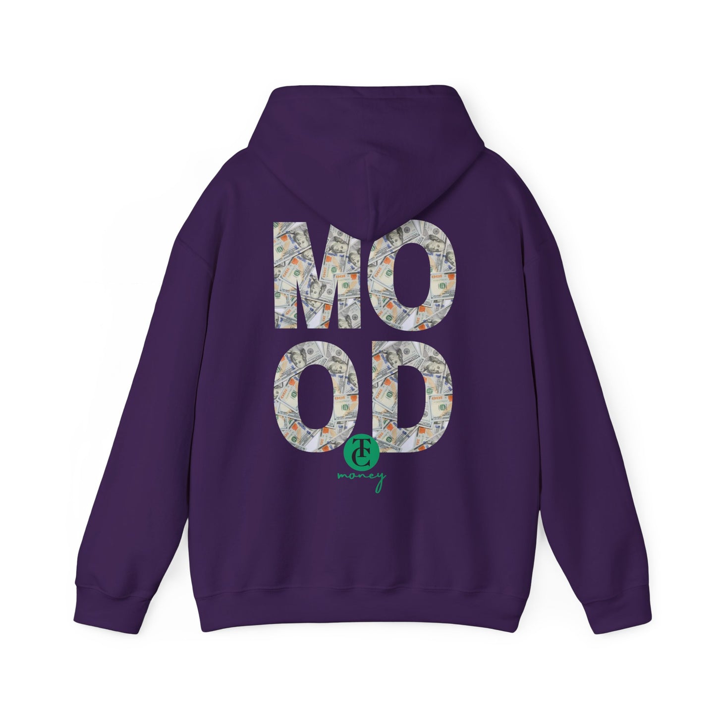 Trendy Hooded Sweatshirt - 'MOOD' Graphic, Comfortable Streetwear, Gift for Friends, Cozy Lounge Wear, Casual Outfit