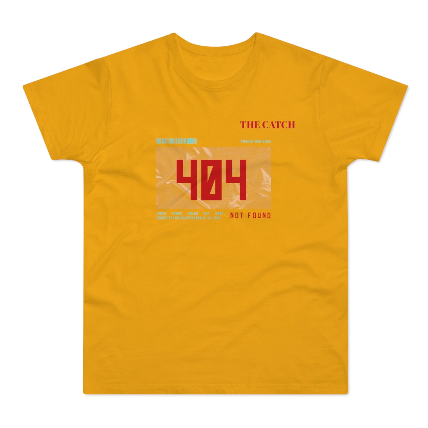 404 Not Found Graphic T-Shirt for Men - Casual Retro Tee