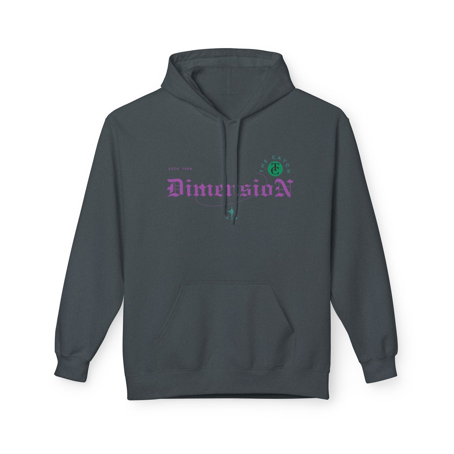 Cosmic Dimension Hoodie | Softstyle Fleece Wear, Unique Graphic Pullover, Gift for Astronomers, Casual Streetwear - THE CATCH