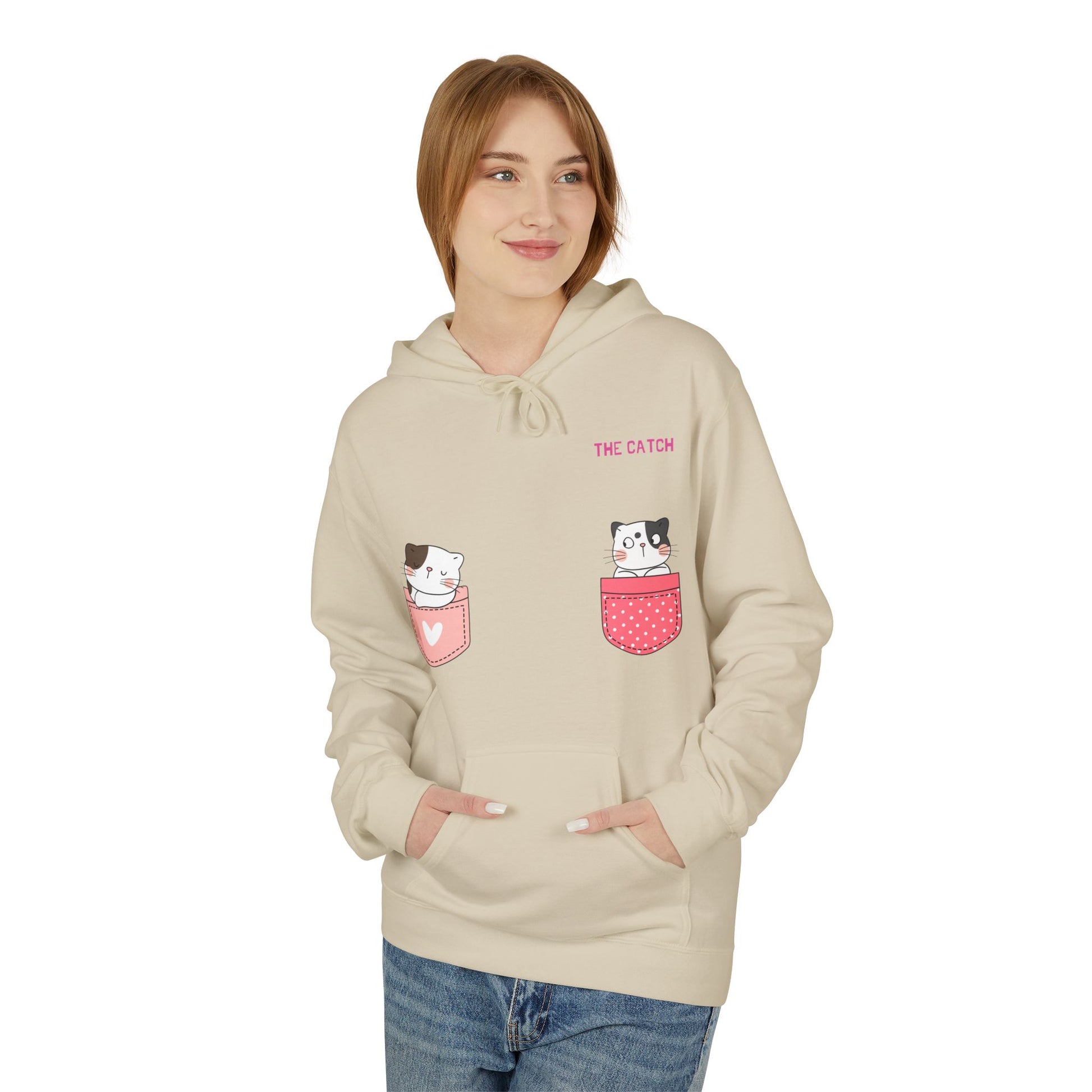 Cute Pets Pocket Fleece Hoodie - Softstyle Sweatshirt - THE CATCH