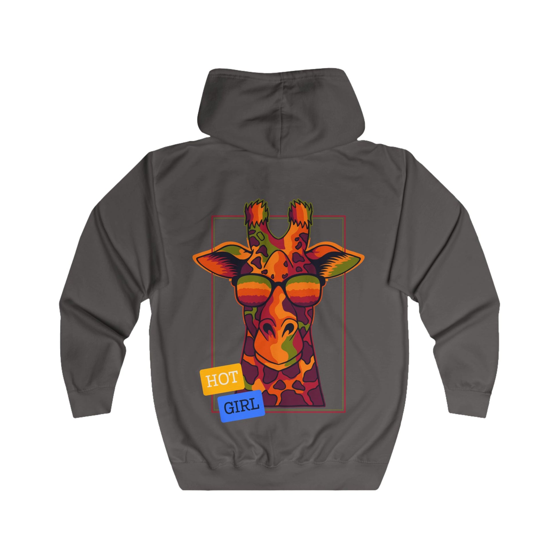 Women's Full Zip Hoodie - 'The Catch' Giraffe Design - THE CATCH