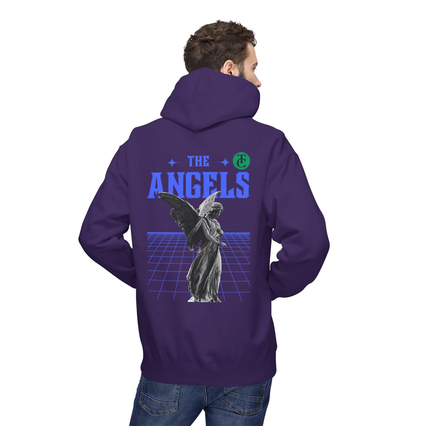 Angels Graphic Hoodie -Midweight Softstyle Fleece for Casual Comfort