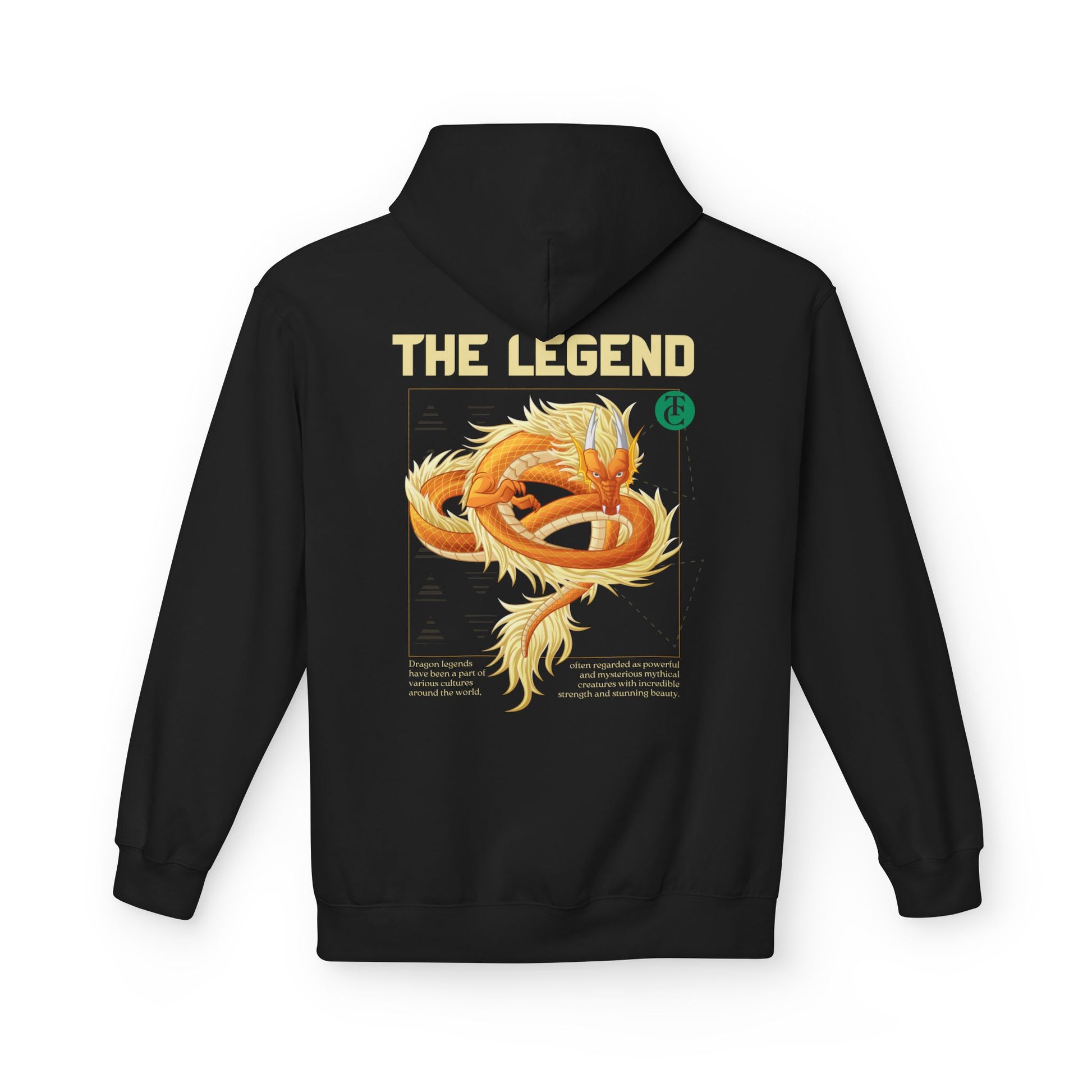 The Legend Dragon Hoodie - Midweight Softstyle Fleece - THE CATCH