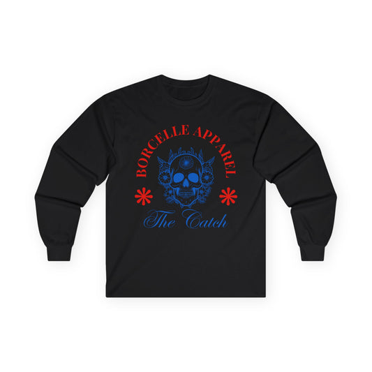 Borcelle Apparel Long Sleeve Tee - The Catch Skull Design - THE CATCH