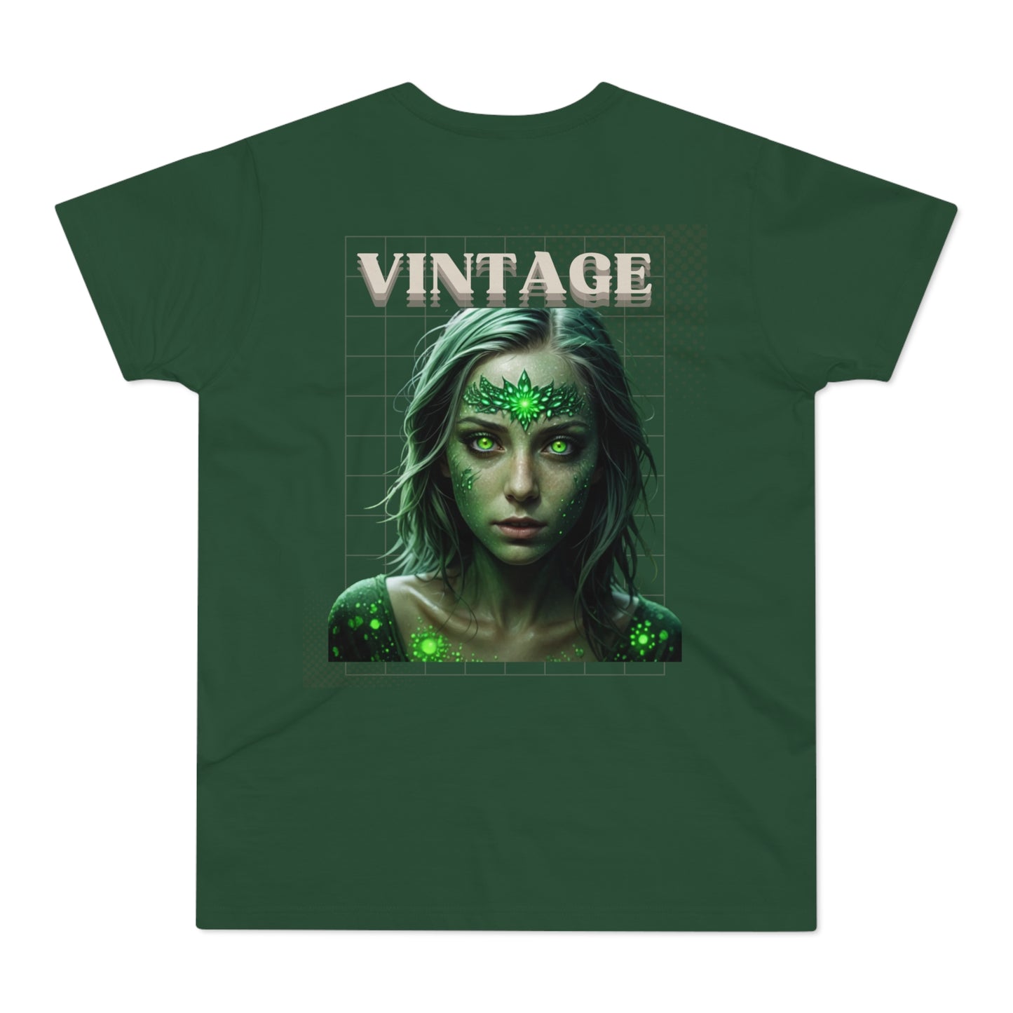 Vintage Graphic Men's T-Shirt - 'THE CATCH' Green Design - THE CATCH