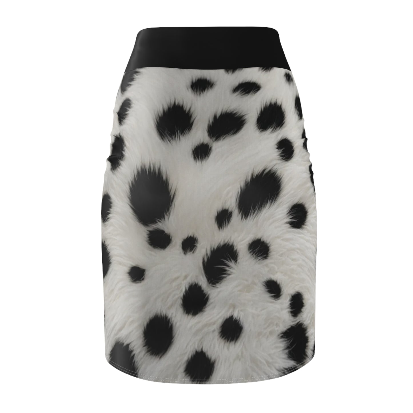 Cruella style Women's Pencil Skirt, AOP Dalmatian Print, Chic Office Wear, Trendy Summer Outfit, Perfect Gift for Fashion Lovers - THE CATCH