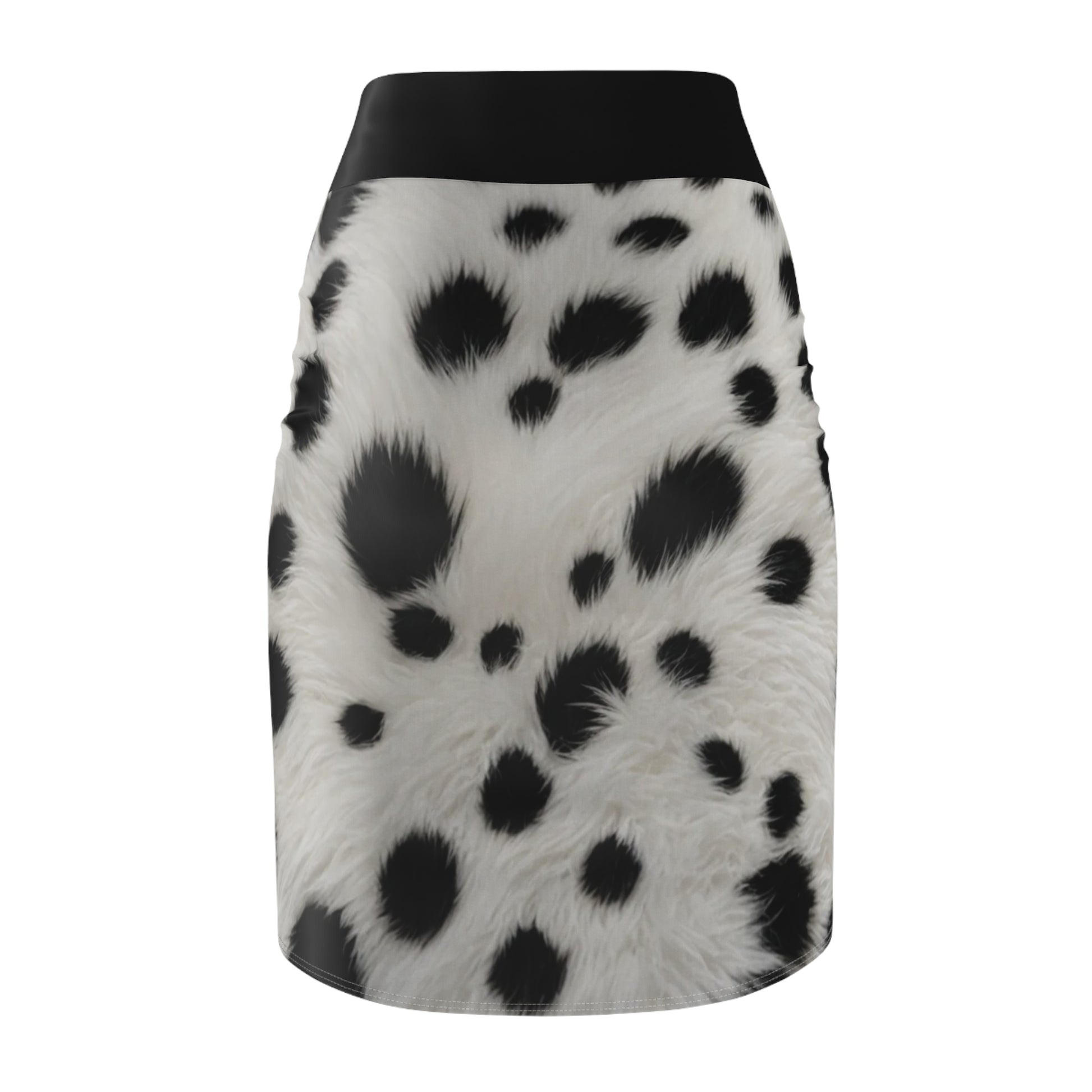 Cruella style Women's Pencil Skirt, AOP Dalmatian Print, Chic Office Wear, Trendy Summer Outfit, Perfect Gift for Fashion Lovers - THE CATCH