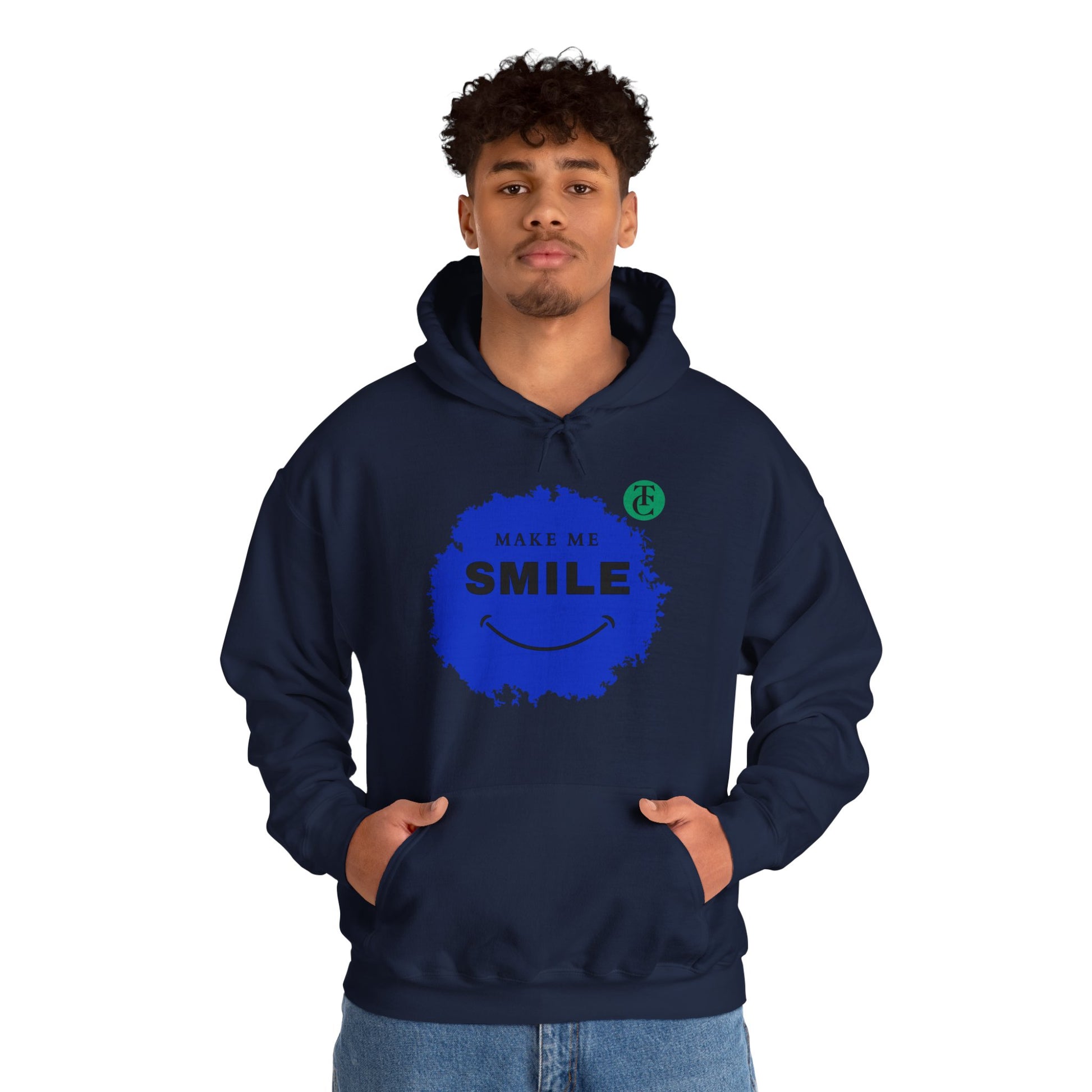 Make Me Smile Hoodie: Cozy Sweatshirt, Gift for Friends, Casual Wear, Positive Vibes, Everyday Comfort, Loungewear - THE CATCH