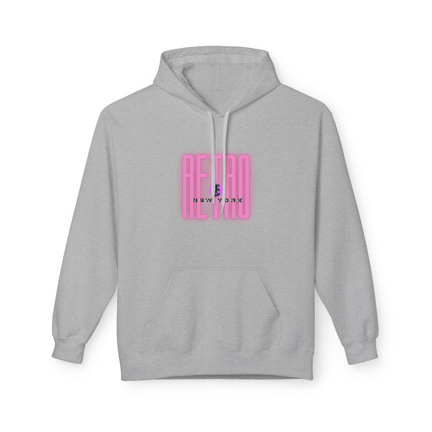 Retro New York Fleece Hoodie, 80s Style Sweatshirt, Vintage Hoodie, Casual Streetwear, Trending Fashion - THE CATCH