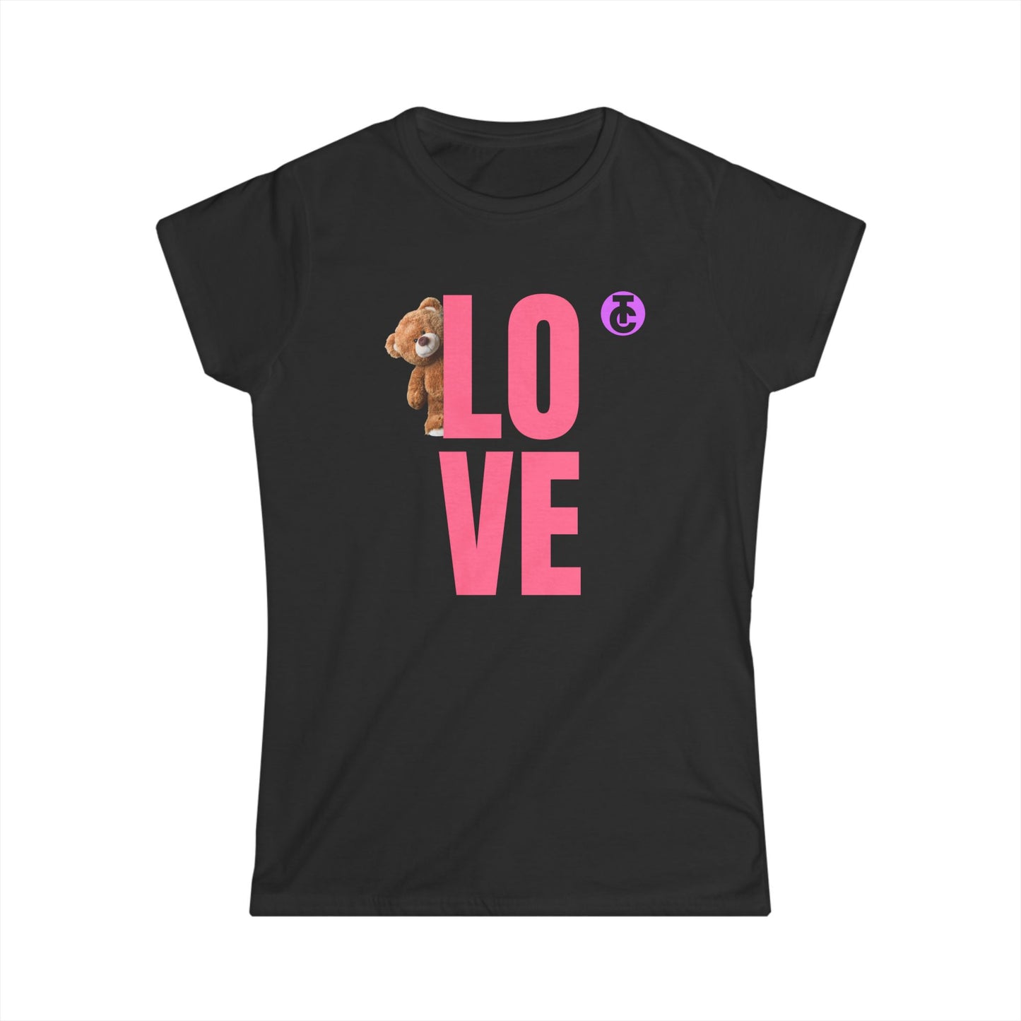 Women's Love Bear Tee - Cute Gift for Her, Casual Style, Birthday Shirt, Friendship Day, Cozy Wardrobe Essential - THE CATCH