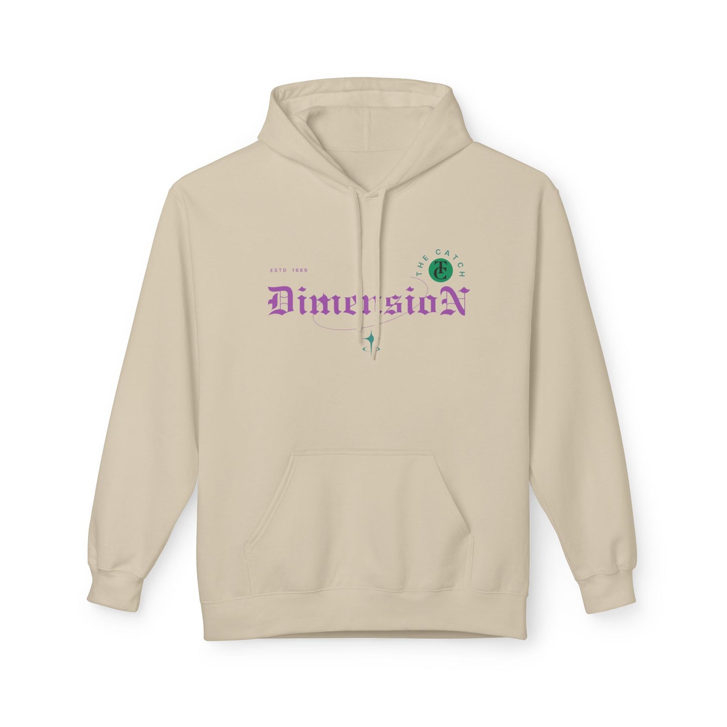 Cosmic Dimension Hoodie | Softstyle Fleece Wear, Unique Graphic Pullover, Gift for Astronomers, Casual Streetwear - THE CATCH