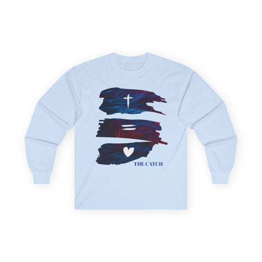 Inspirational Long Sleeve Tee - "The Catch" Design