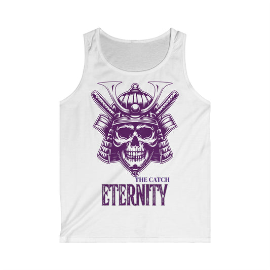 Men's Skull Graphic Tank Top - 'The Catch Eternity' Design