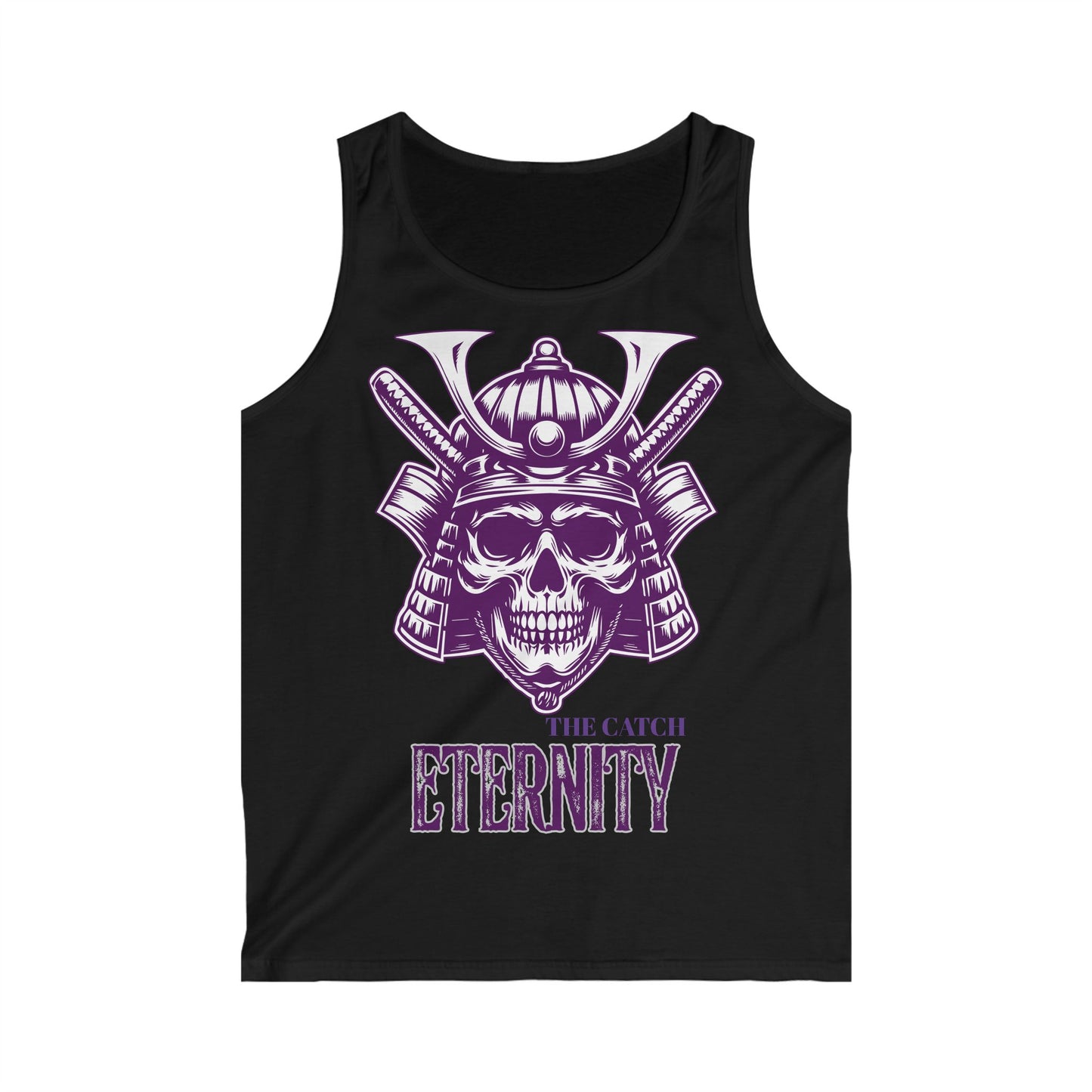 Men's Skull Graphic Tank Top - 'The Catch Eternity' Design