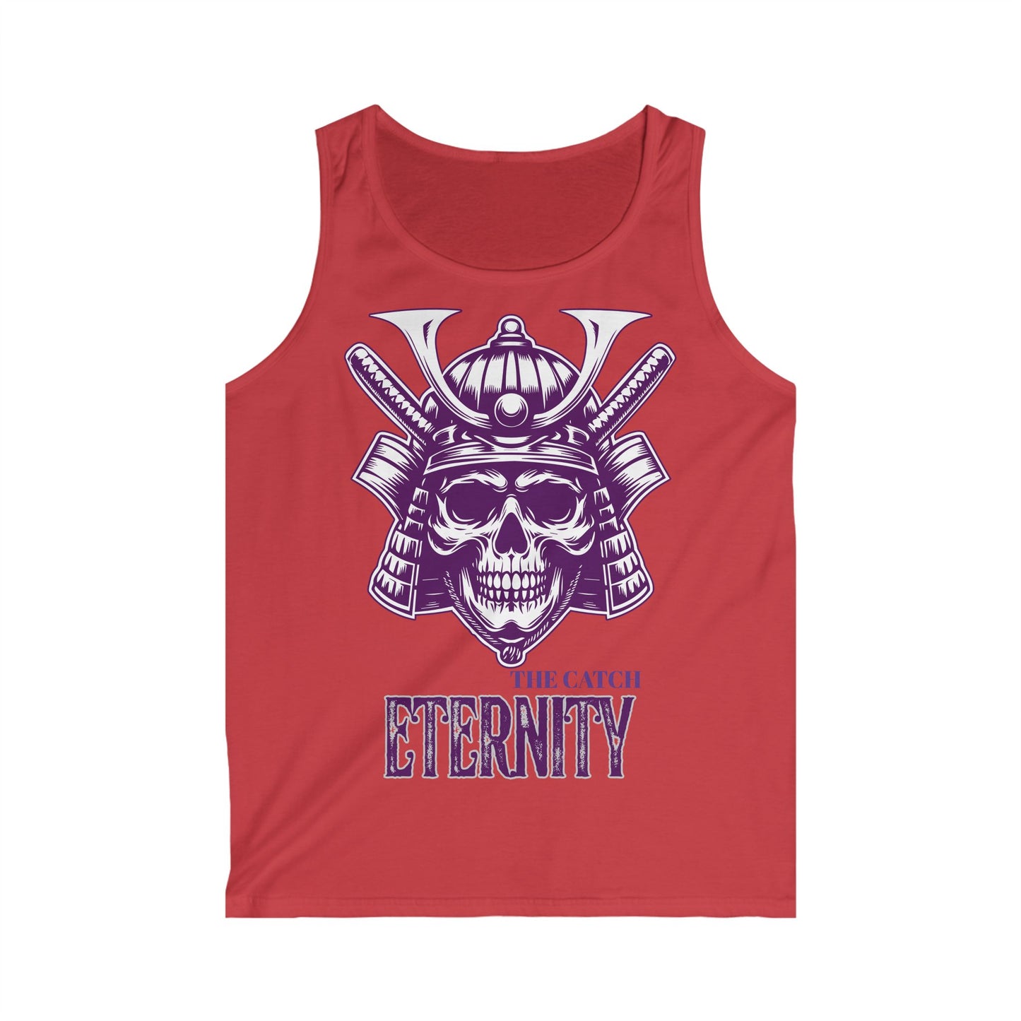 Men's Skull Graphic Tank Top - 'The Catch Eternity' Design