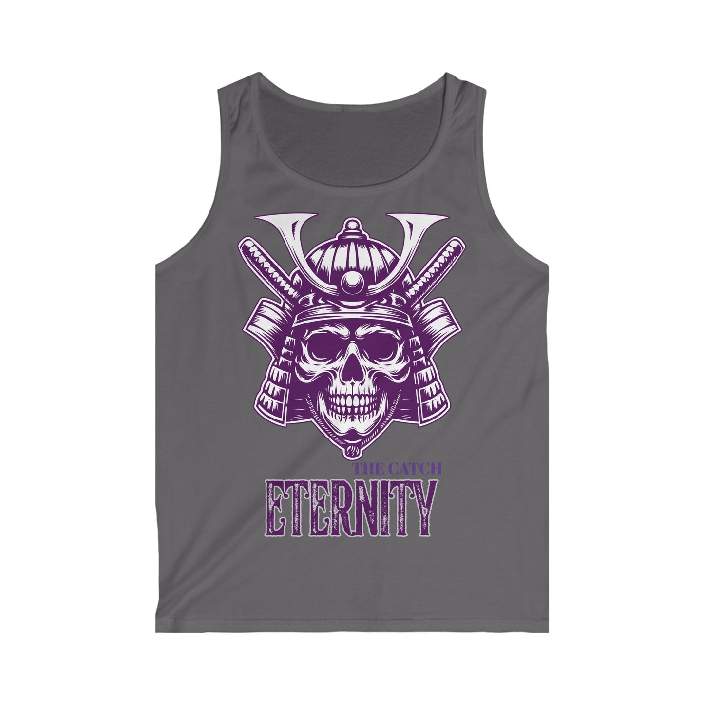 Men's Skull Graphic Tank Top - 'The Catch Eternity' Design