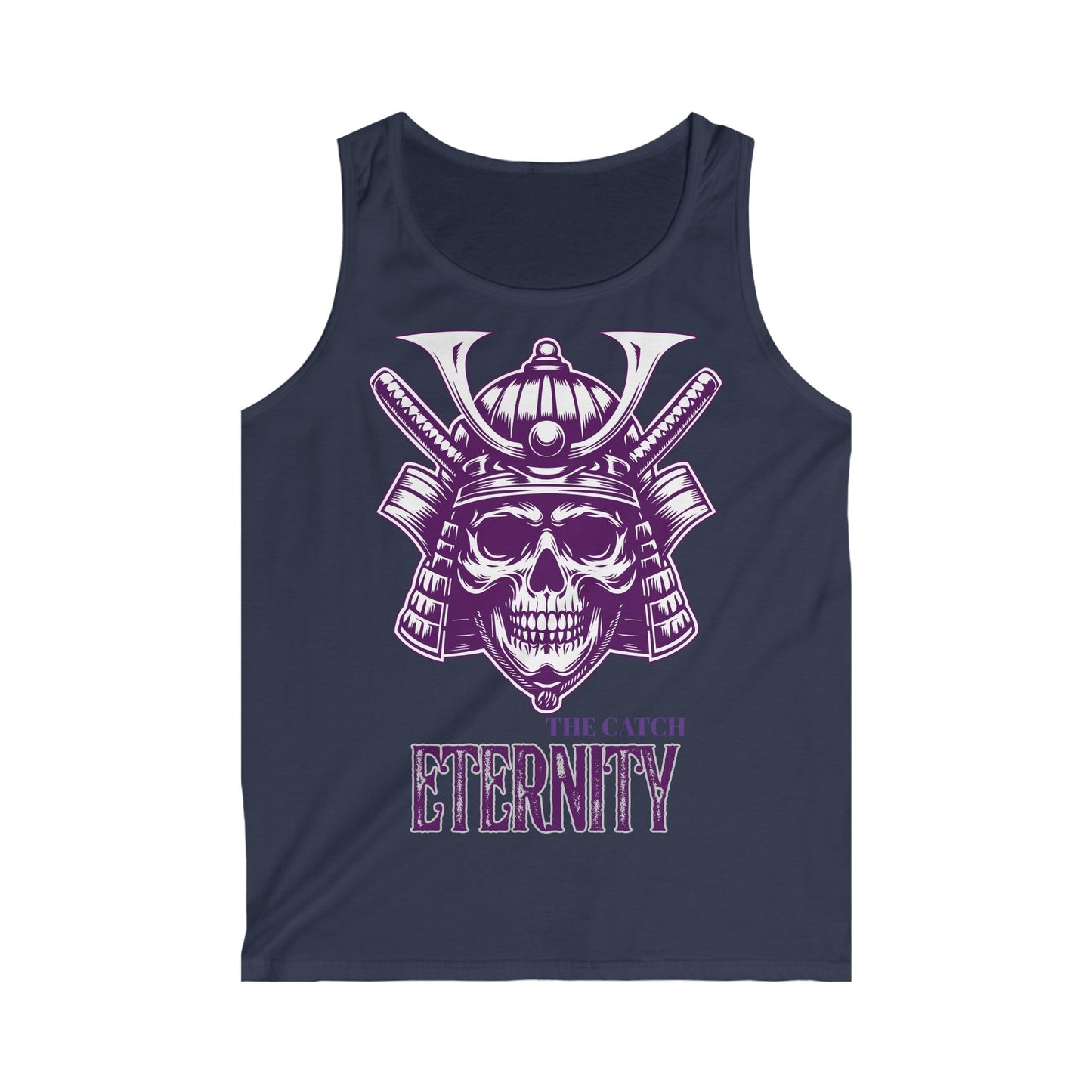 Men's Skull Graphic Tank Top - 'The Catch Eternity' Design