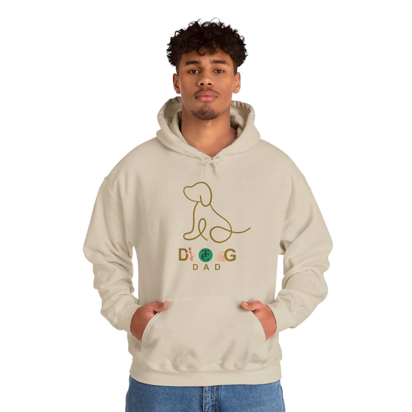 Dog Dad Hoodie - Cozy Gift for Pet Lovers, Casual Wear, Dog Enthusiast Apparel, Father's Day, Birthday Gift - THE CATCH
