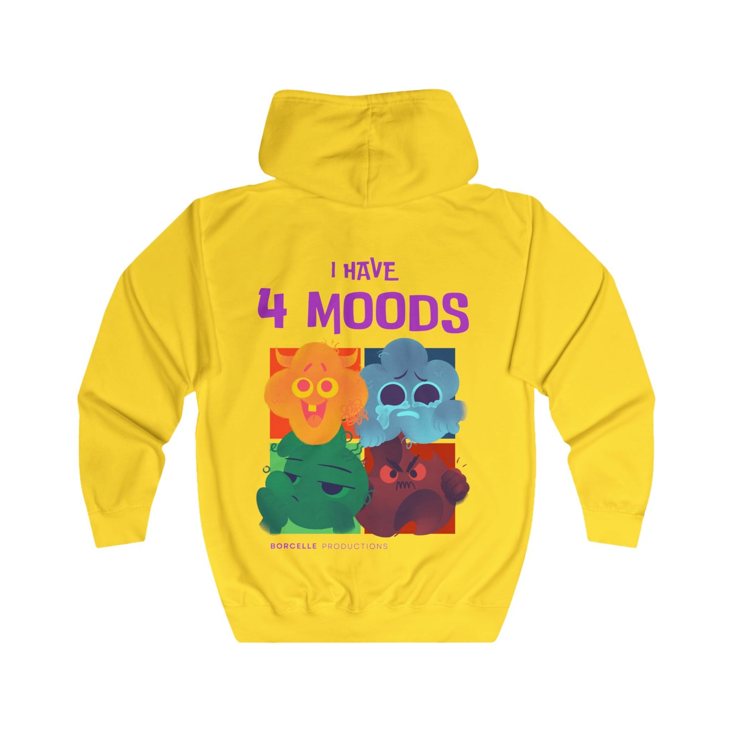 Fun Mood Full Zip Hoodie - 'The Catch' & 'I Have 4 Moods' Designs - THE CATCH